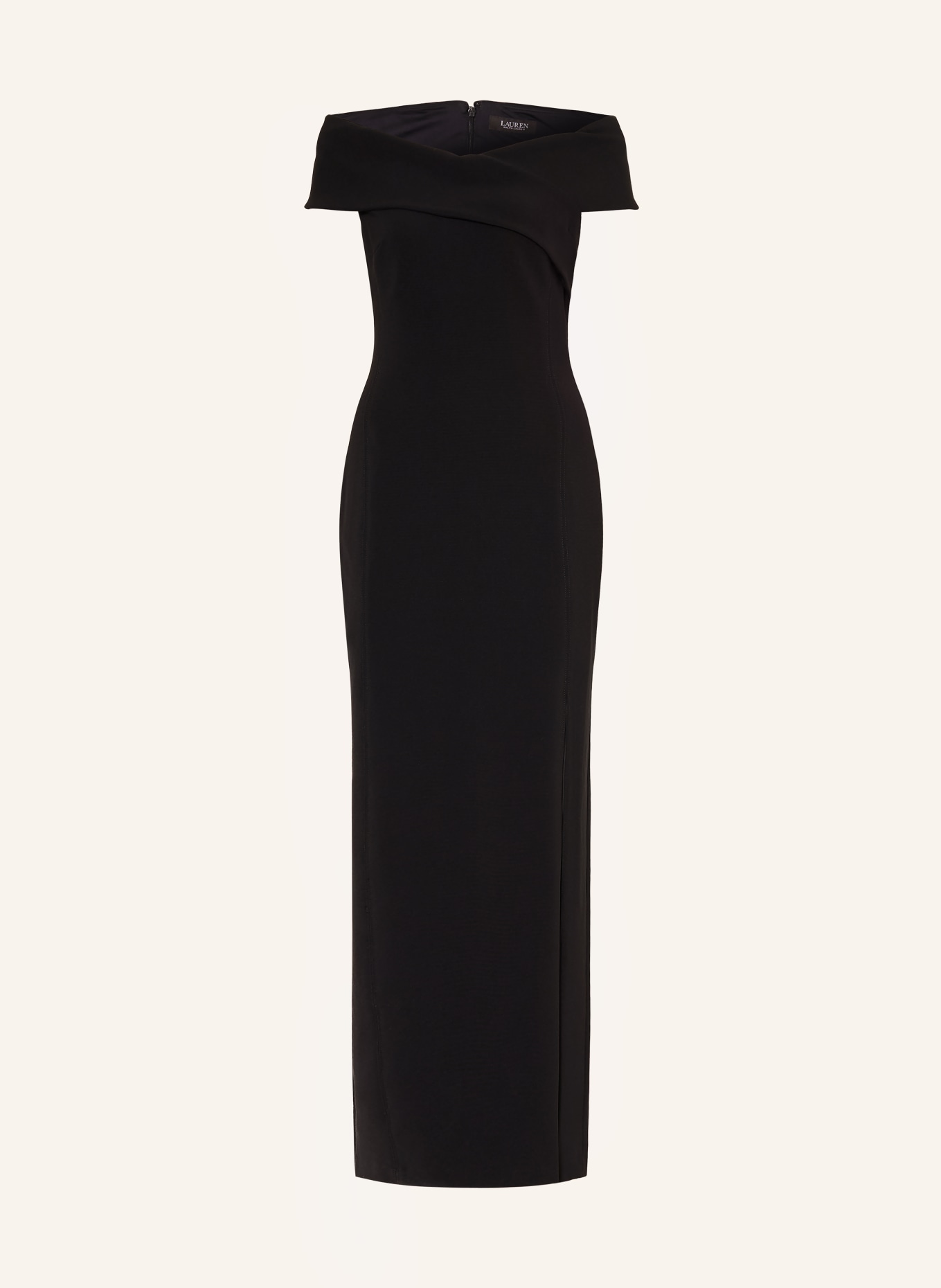 LAUREN RALPH LAUREN Abendkleid: SCHWARZ