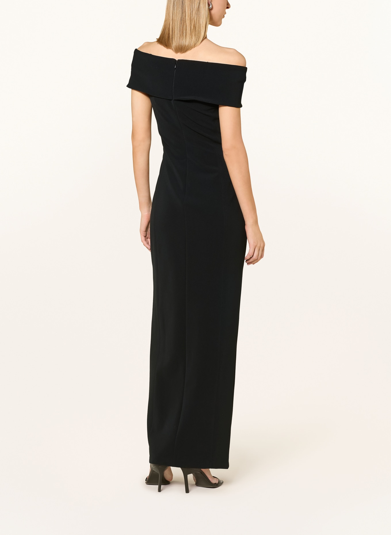 LAUREN RALPH LAUREN Abendkleid: SCHWARZ