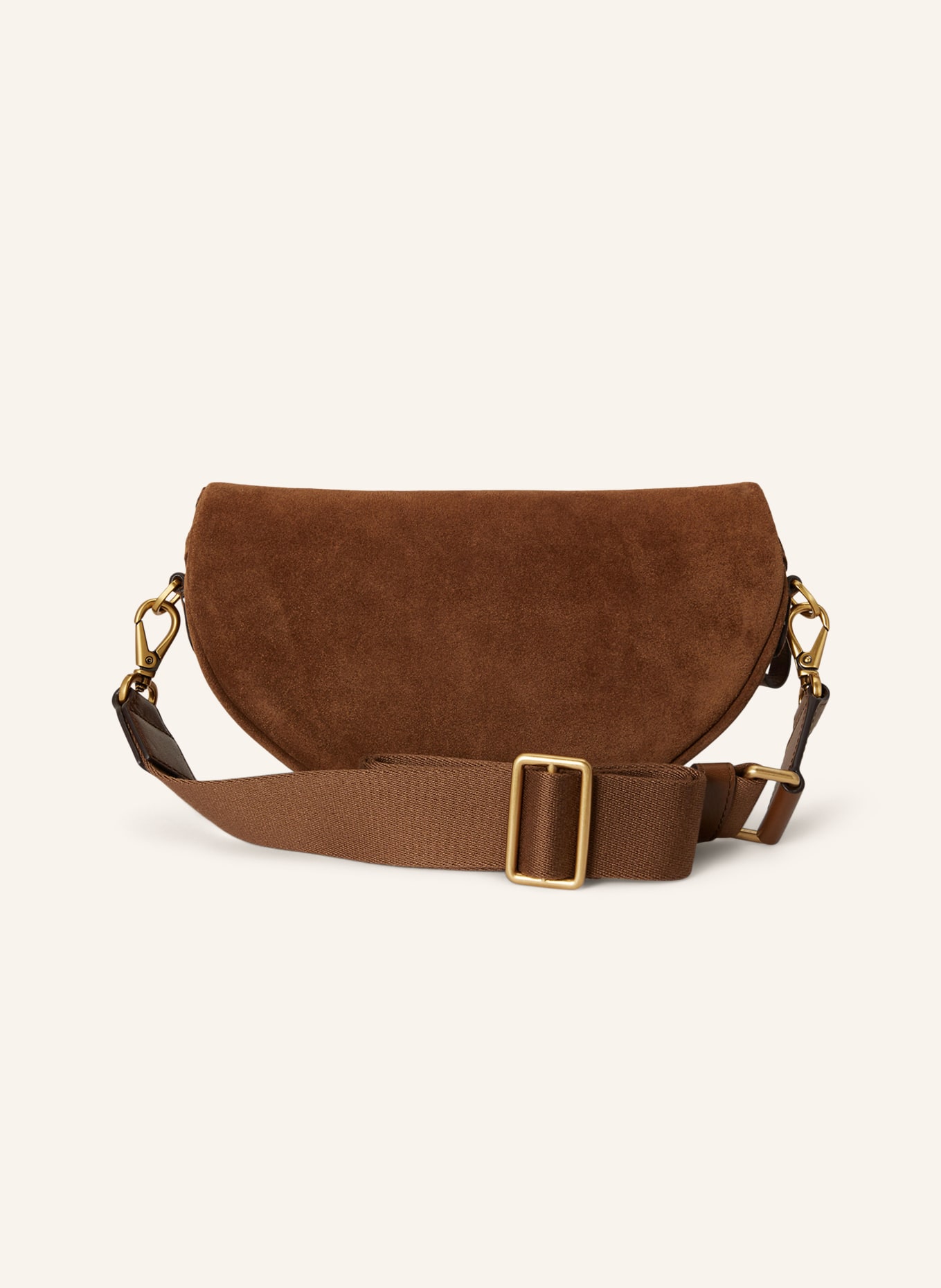 LAUREN RALPH LAUREN MARCY Belt bag: BROWN / GOLD
