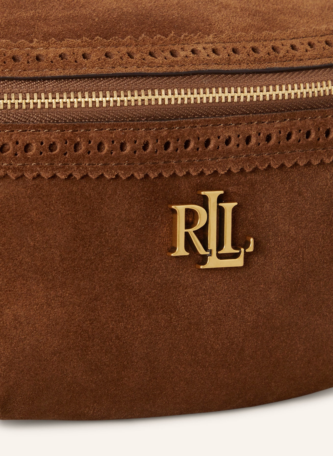 LAUREN RALPH LAUREN MARCY Belt bag: BROWN / GOLD