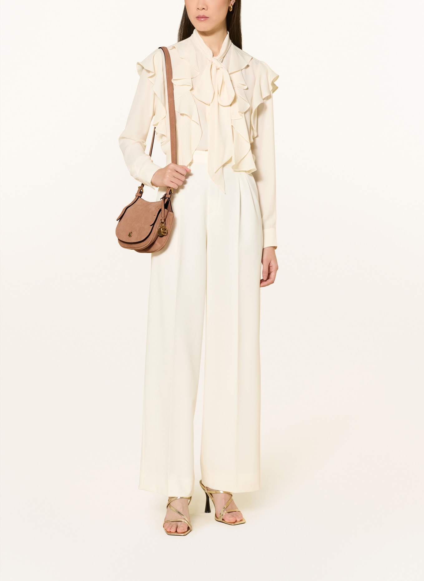 LAUREN RALPH LAUREN Schoudertas MARCY: CAMEL