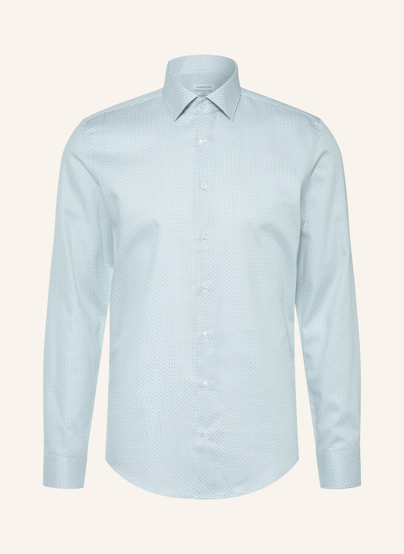 seidensticker Cămașă slim fit: VERDE DESCHIS / VERDE ÎNCHIS