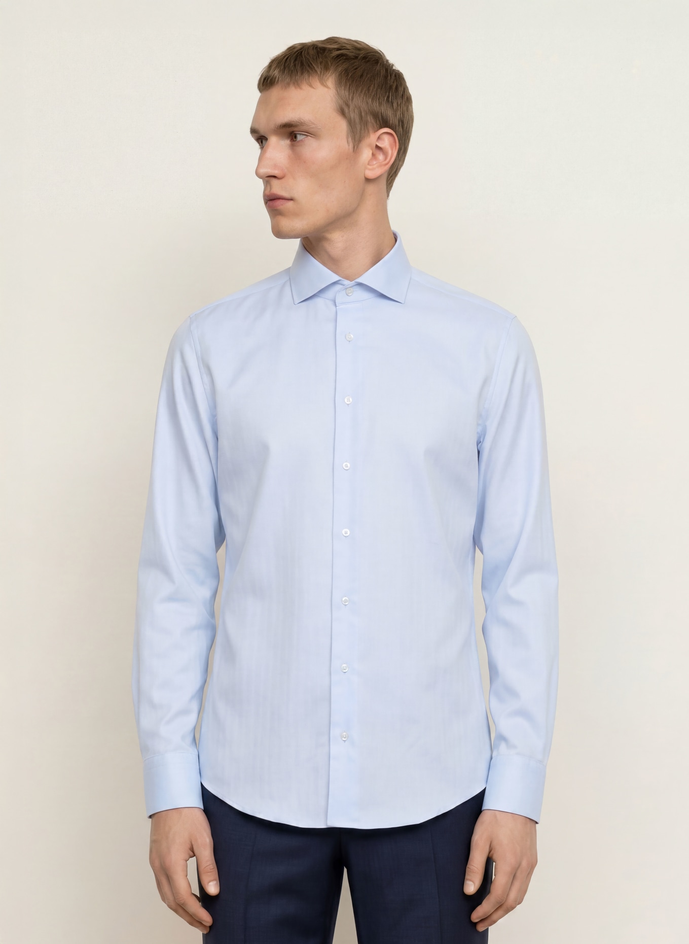 seidensticker Overhemd, slim fit: LICHTBLAUW