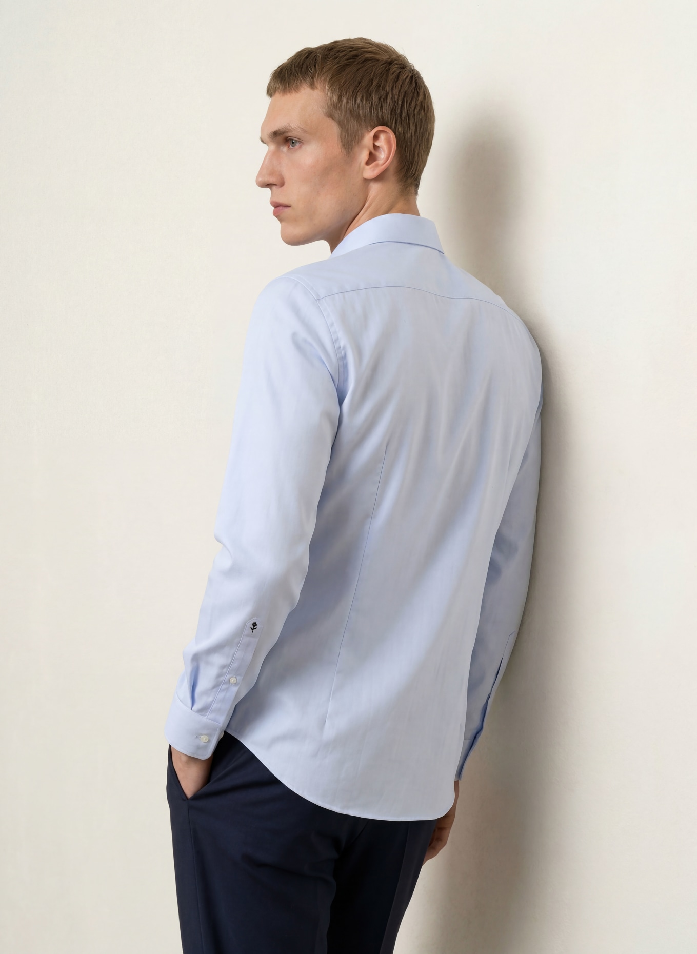 seidensticker Overhemd, slim fit: LICHTBLAUW