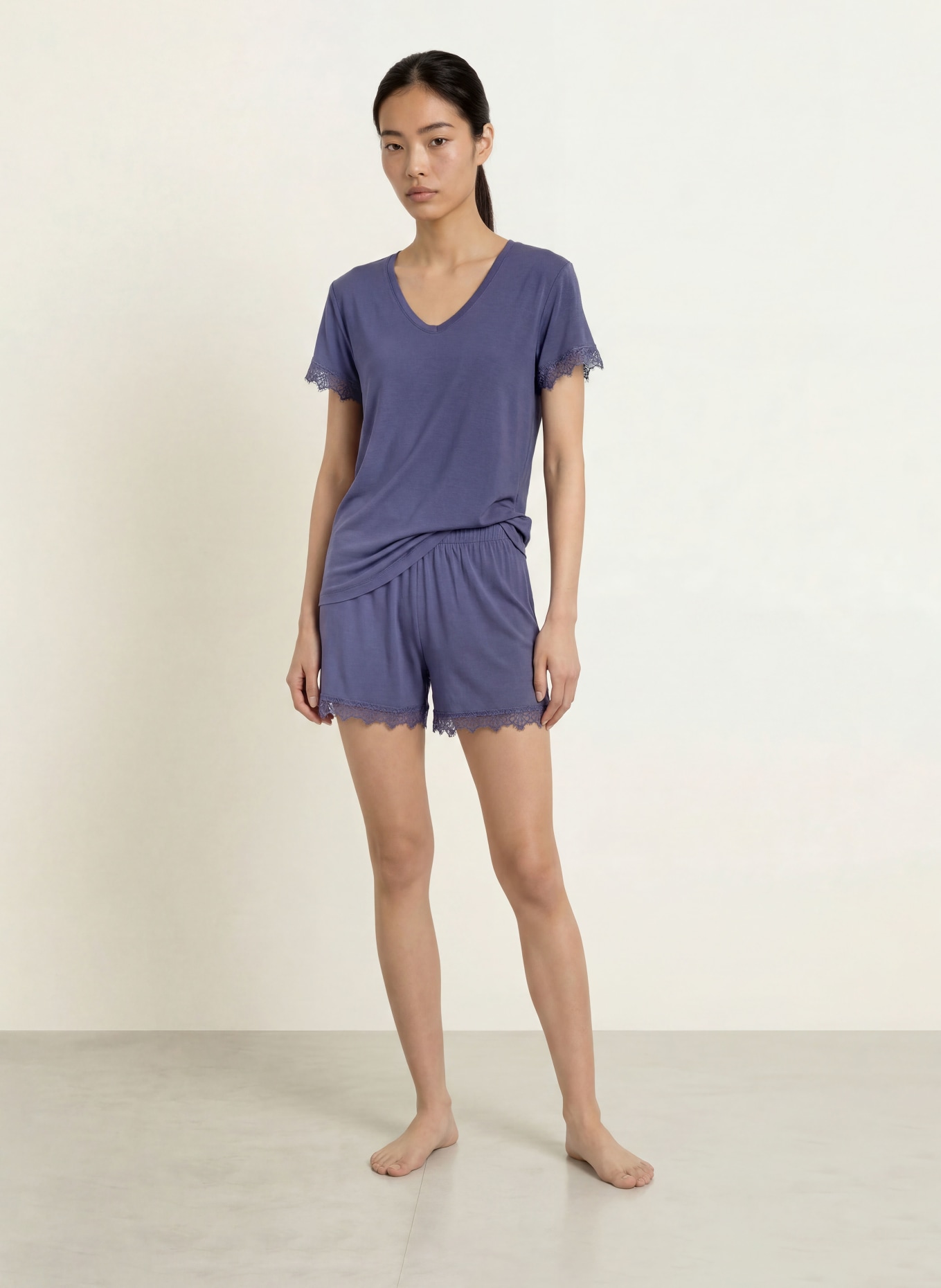 darling harbour Schlafshorts: BLAUGRAU