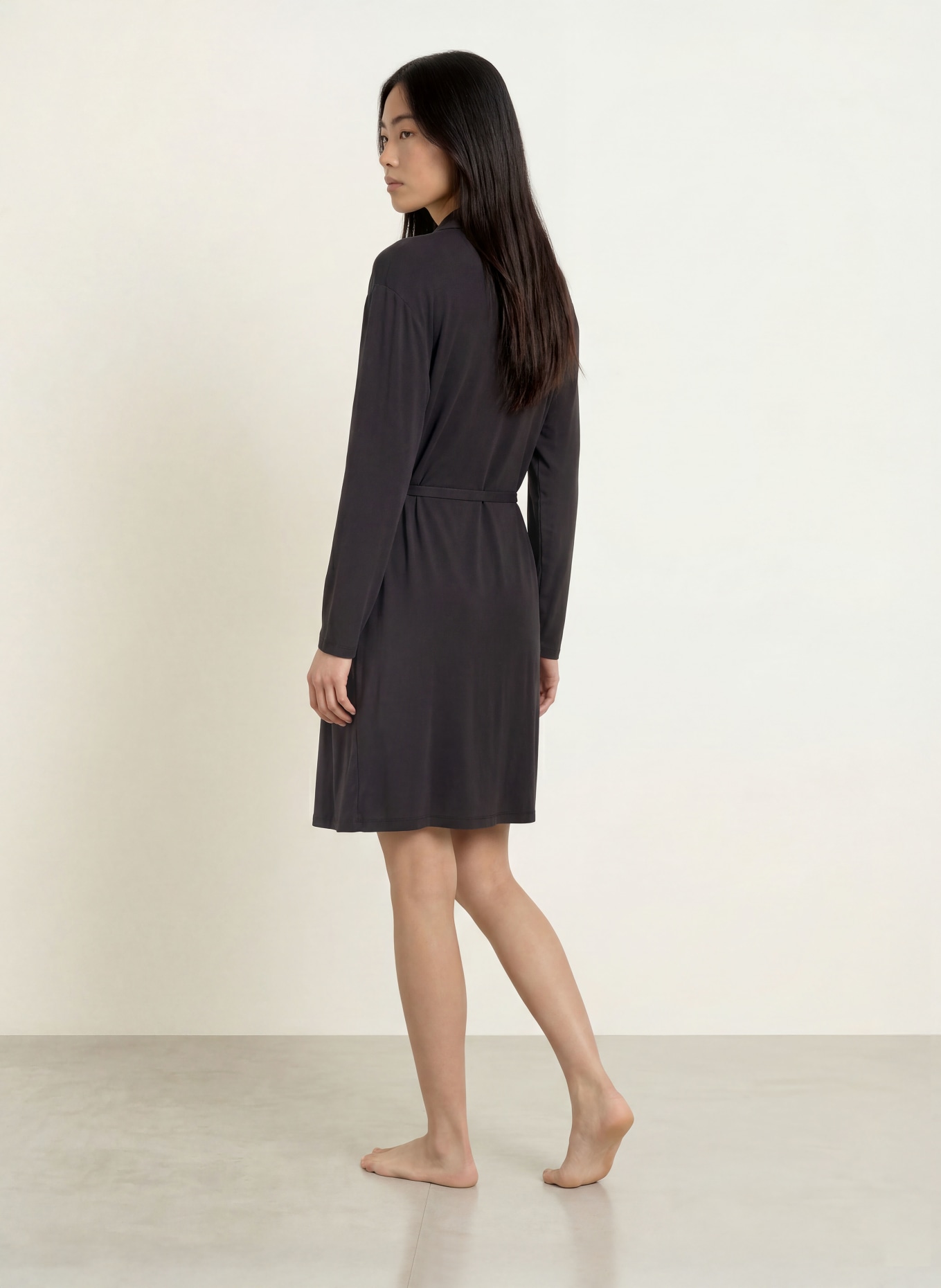 darling harbour Unisex-Morgenmantel: BLACK