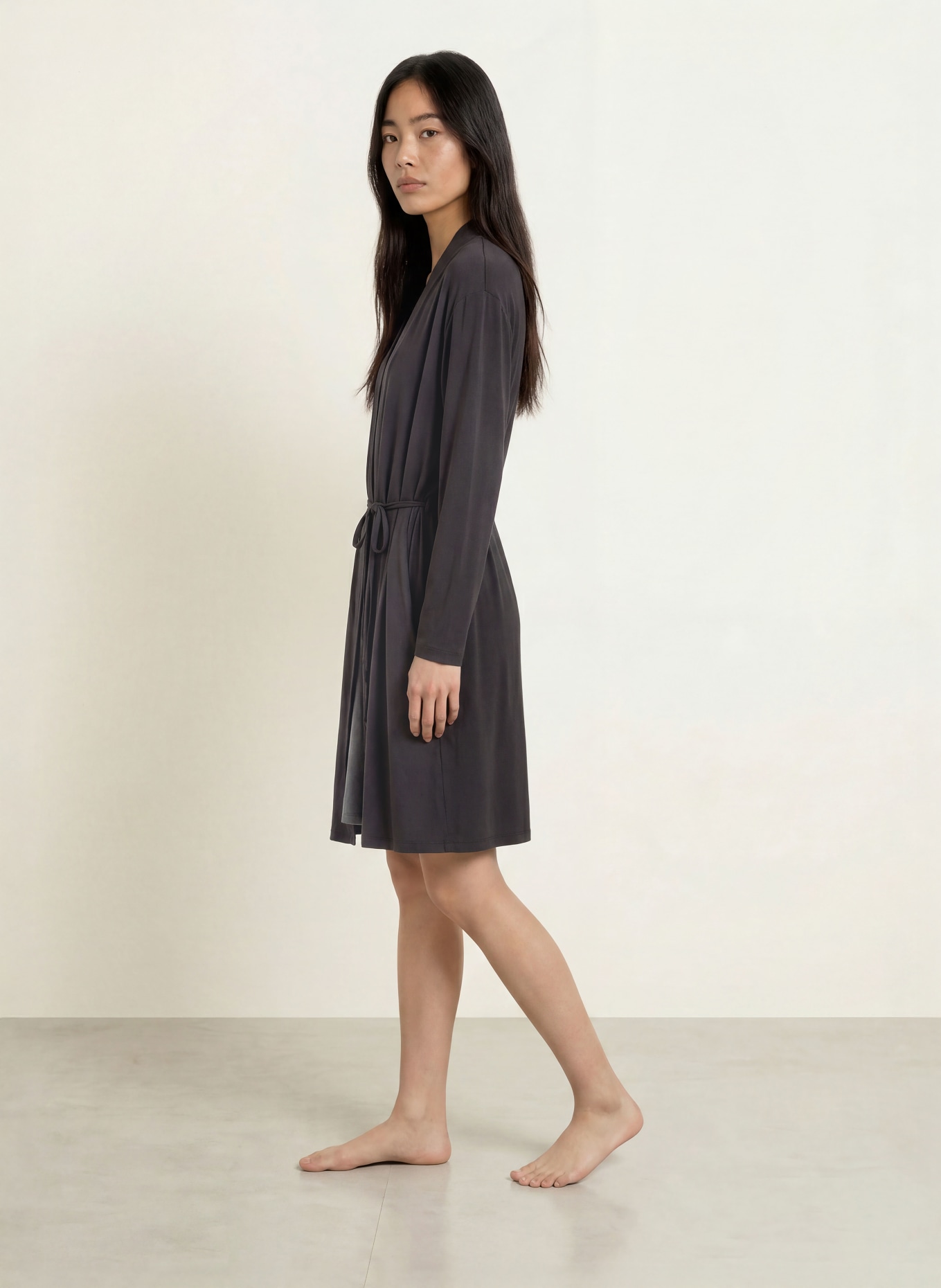 darling harbour Unisex-Morgenmantel: BLACK