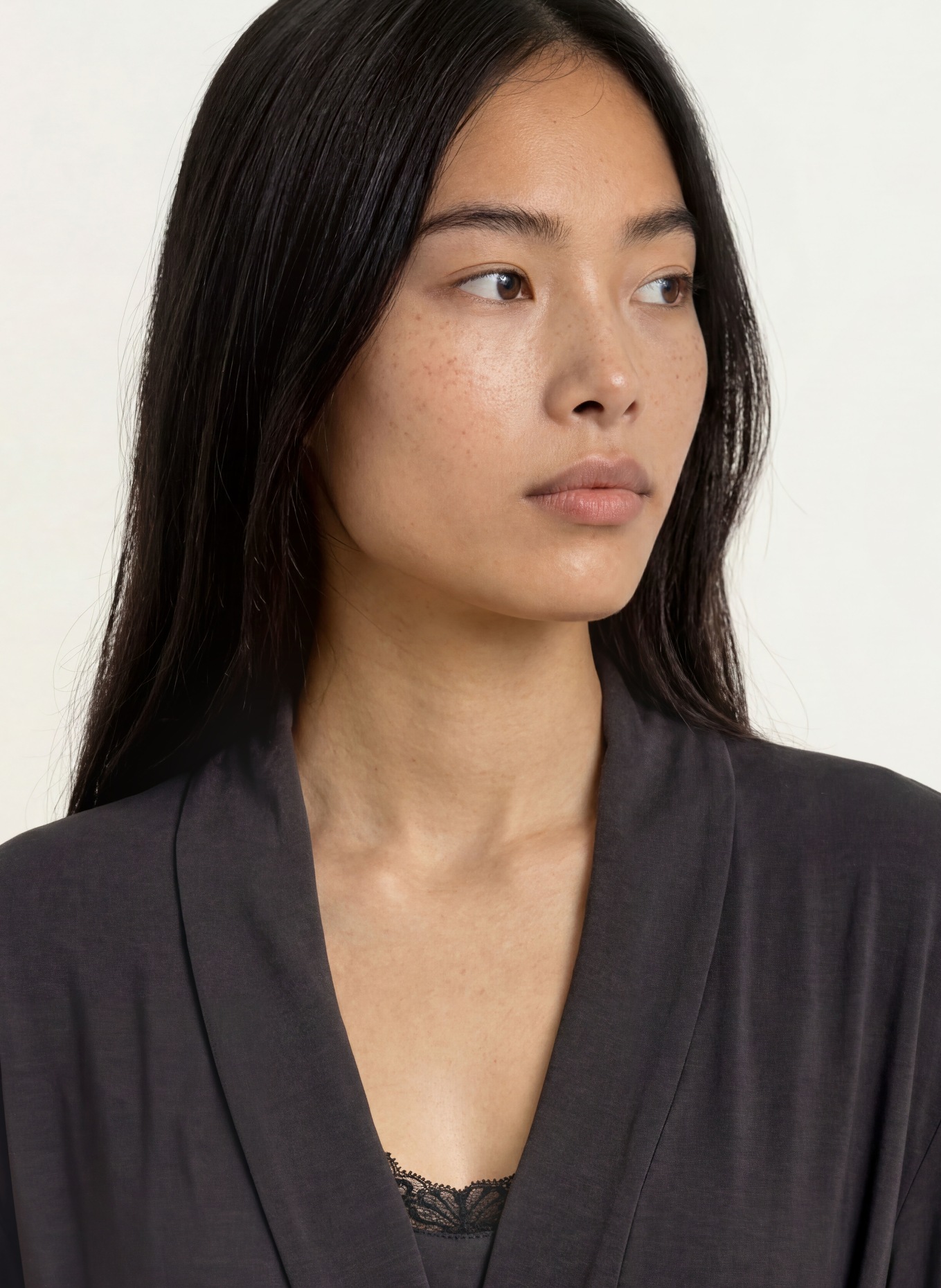 darling harbour Unisex-Morgenmantel: BLACK