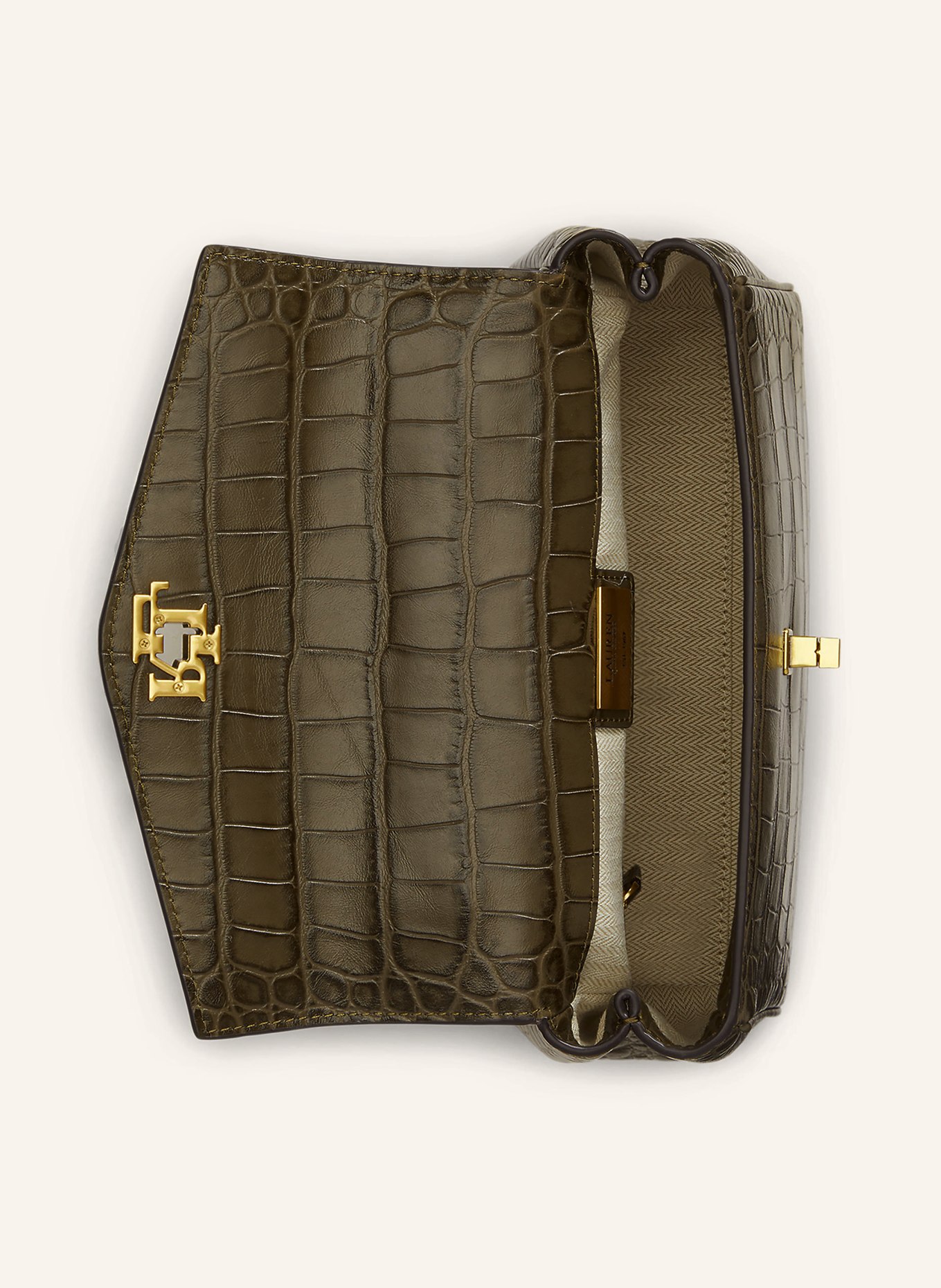 LAUREN RALPH LAUREN Crossbody bag: OLIVE