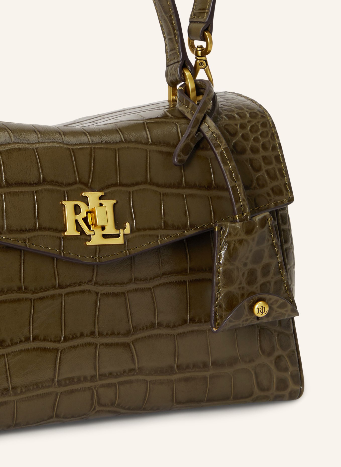 LAUREN RALPH LAUREN Crossbody bag: OLIVE