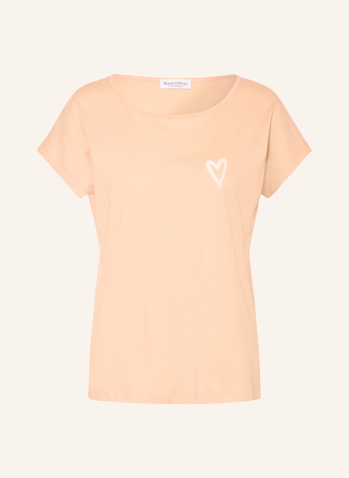 Marc O'Polo T-shirt: ORANGE CLAIR
