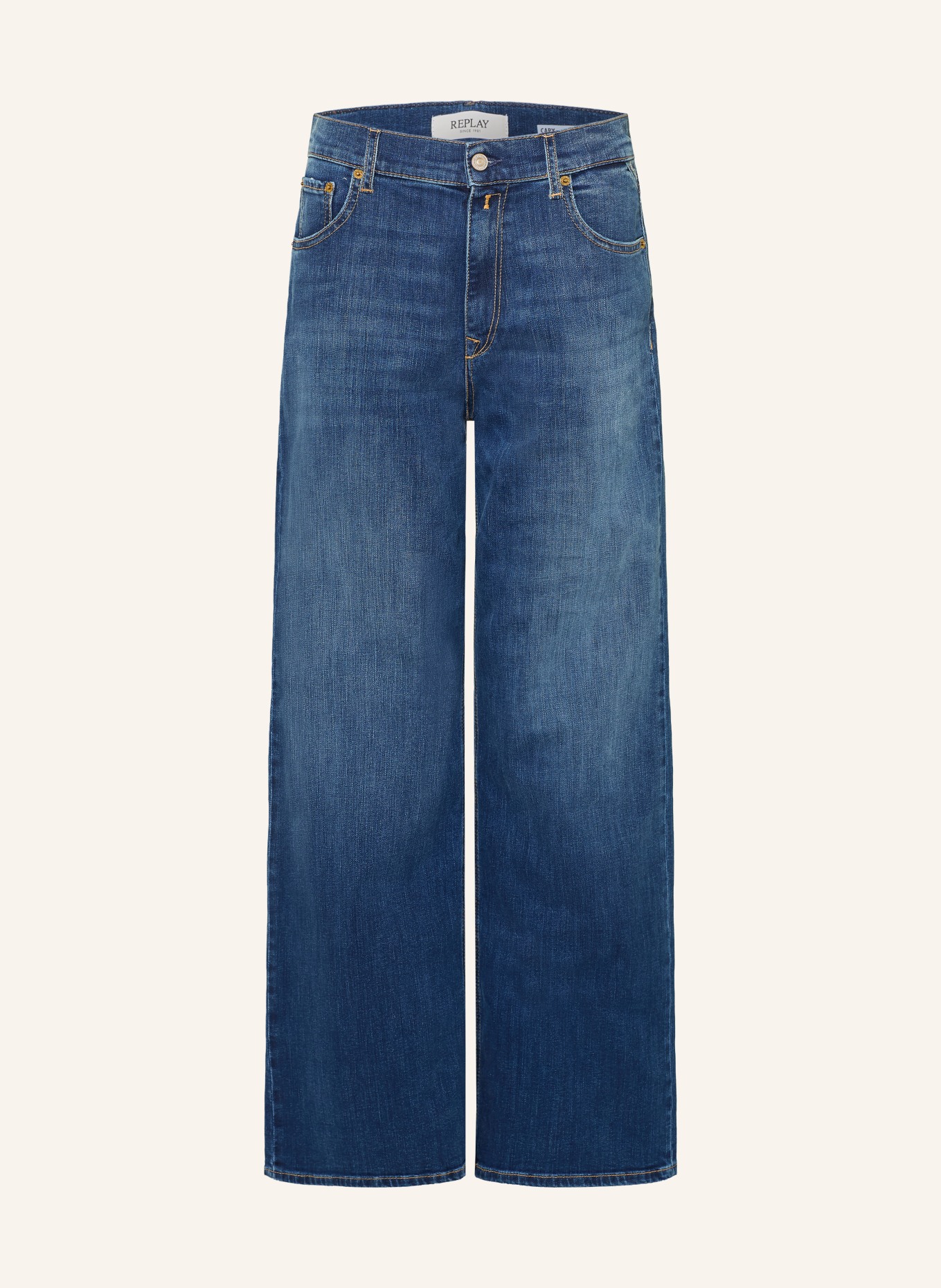 REPLAY Wide leg jeans CARY: C009 MEDIUM BLUE