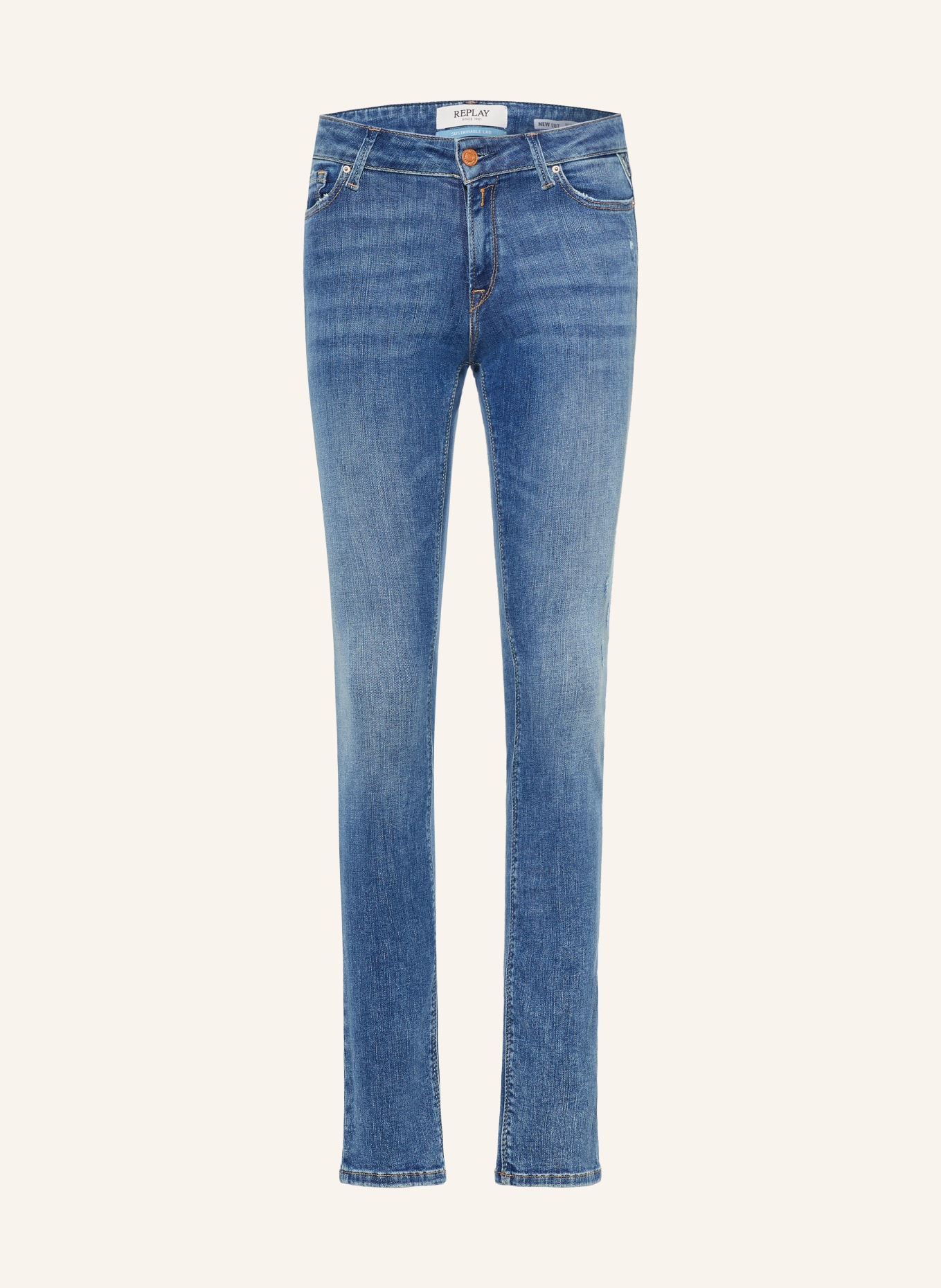 REPLAY Skinny jeans NEW LUZ: C010 Light Blue