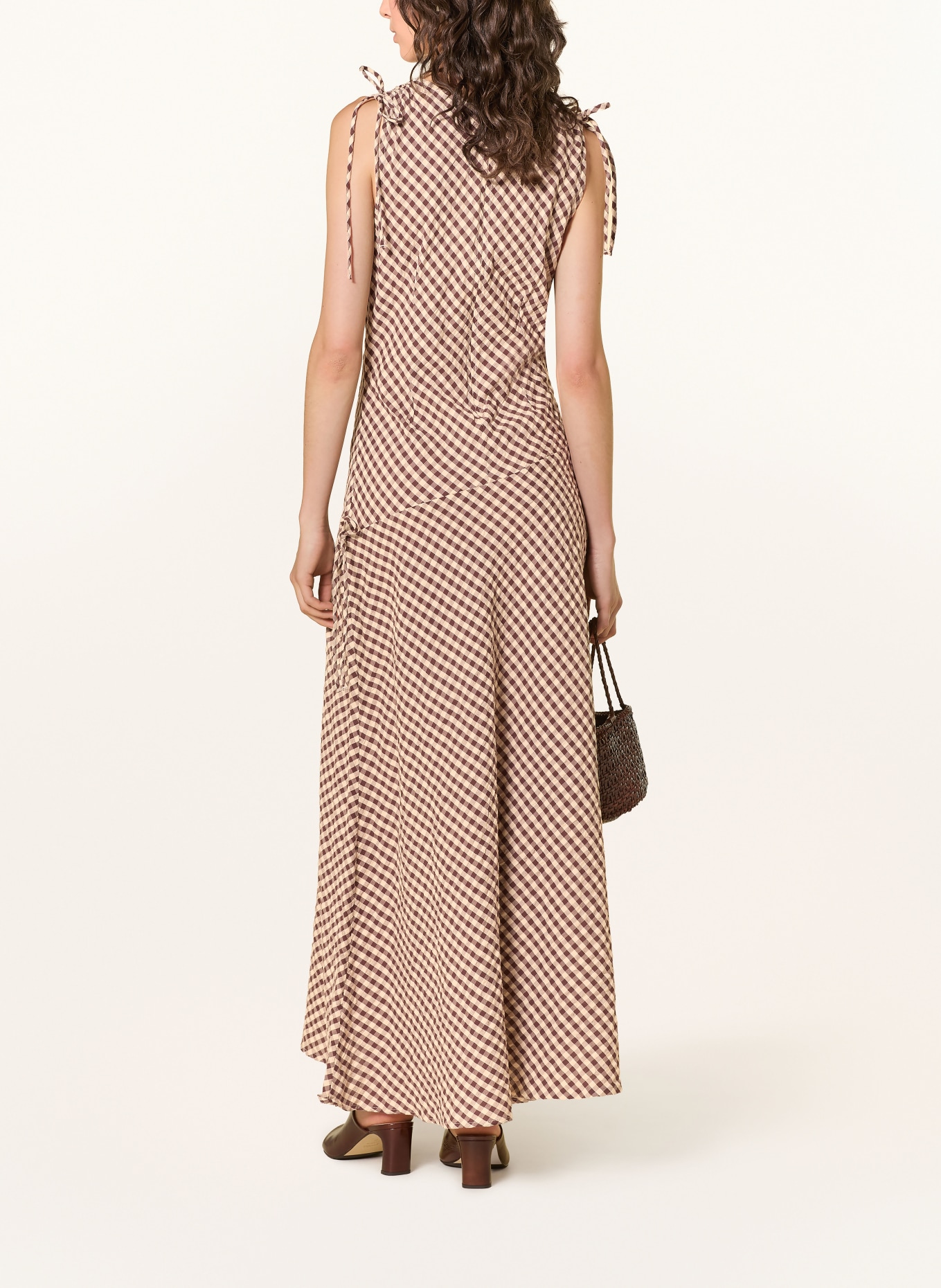 NEO NOIR Kleid SAXTON: BRAUN / HELLBRAUN / BEIGE