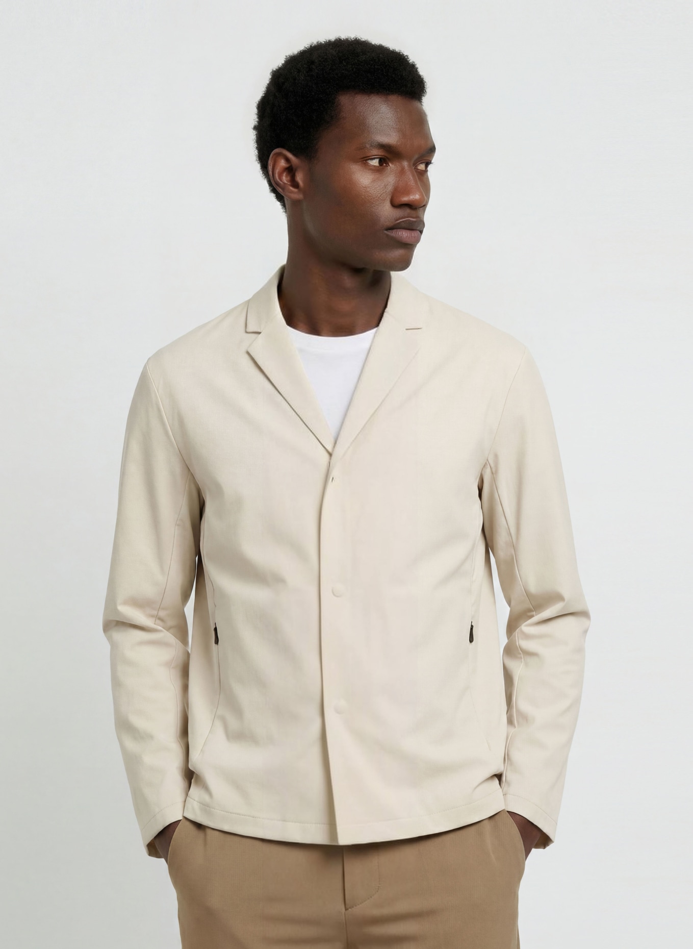BOSS Funktionsjacke OW NETWORK: BEIGE