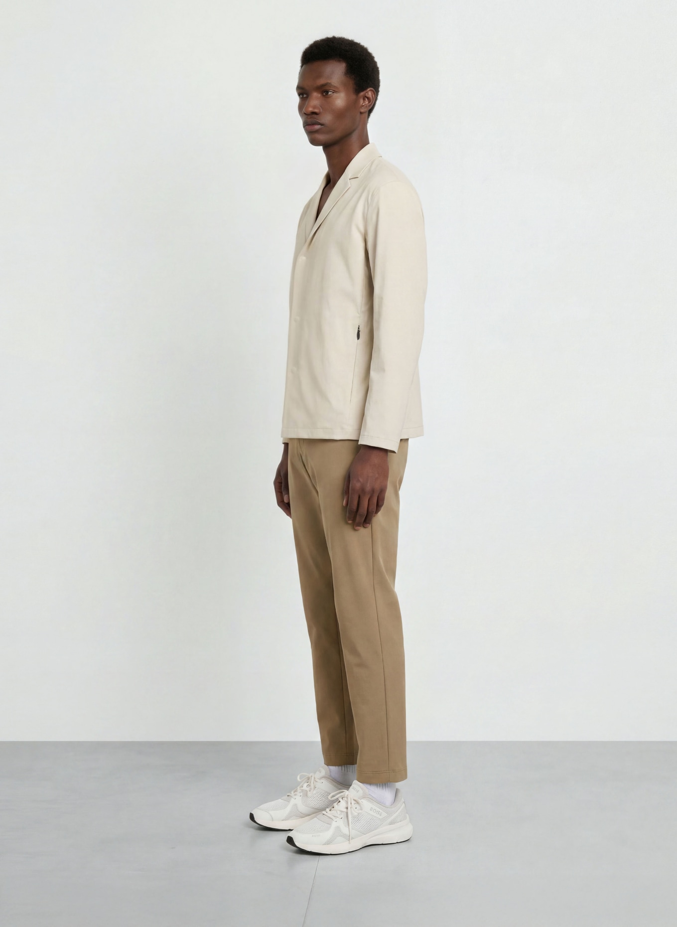 BOSS Funktionsjacke OW NETWORK: BEIGE
