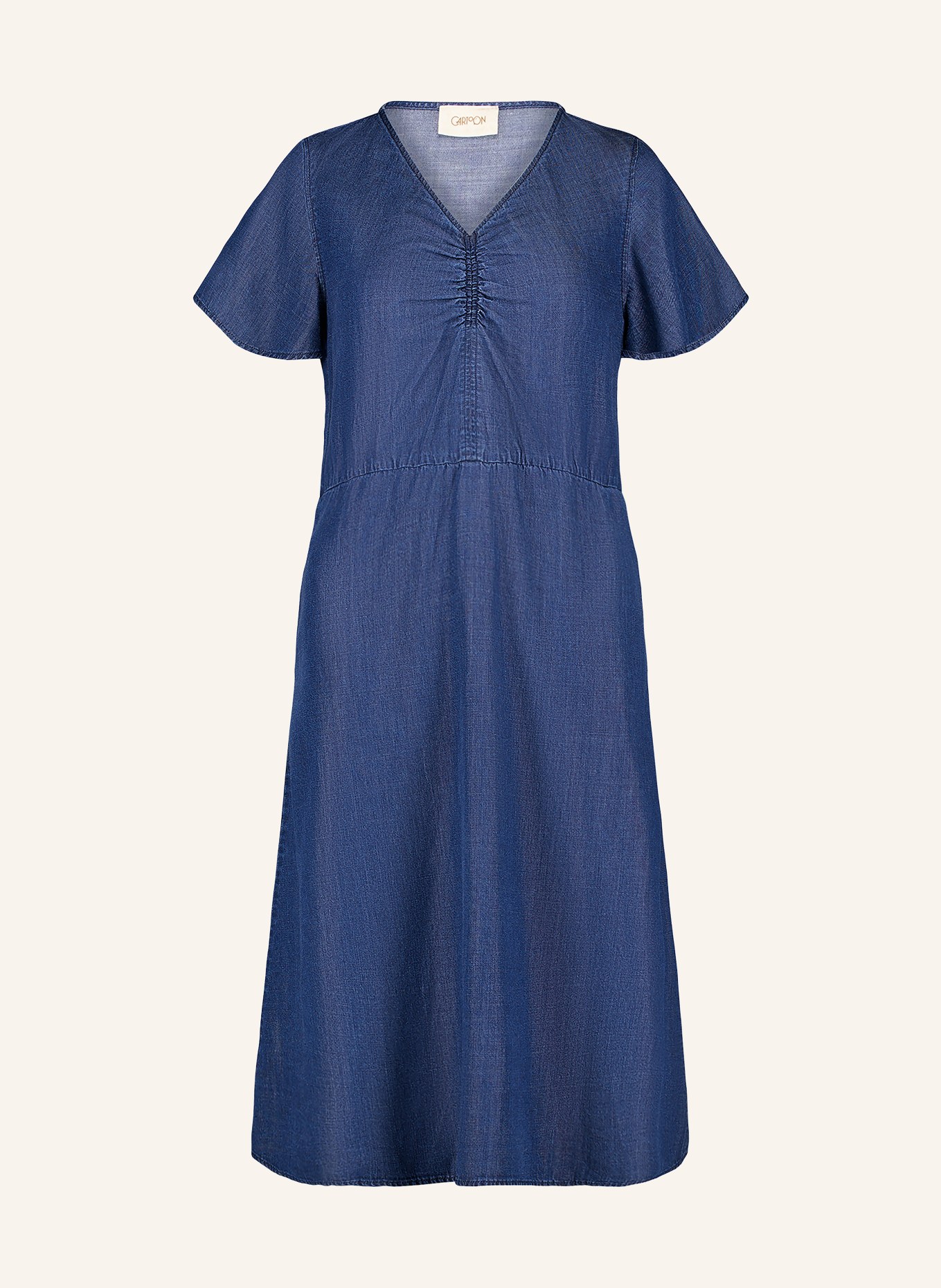 CARTOON Jurk in denimlook: BLAUW