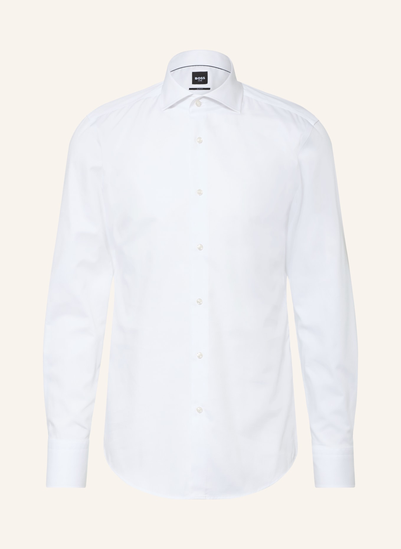 BOSS Chemise HANK coupe ajustée: BLANC