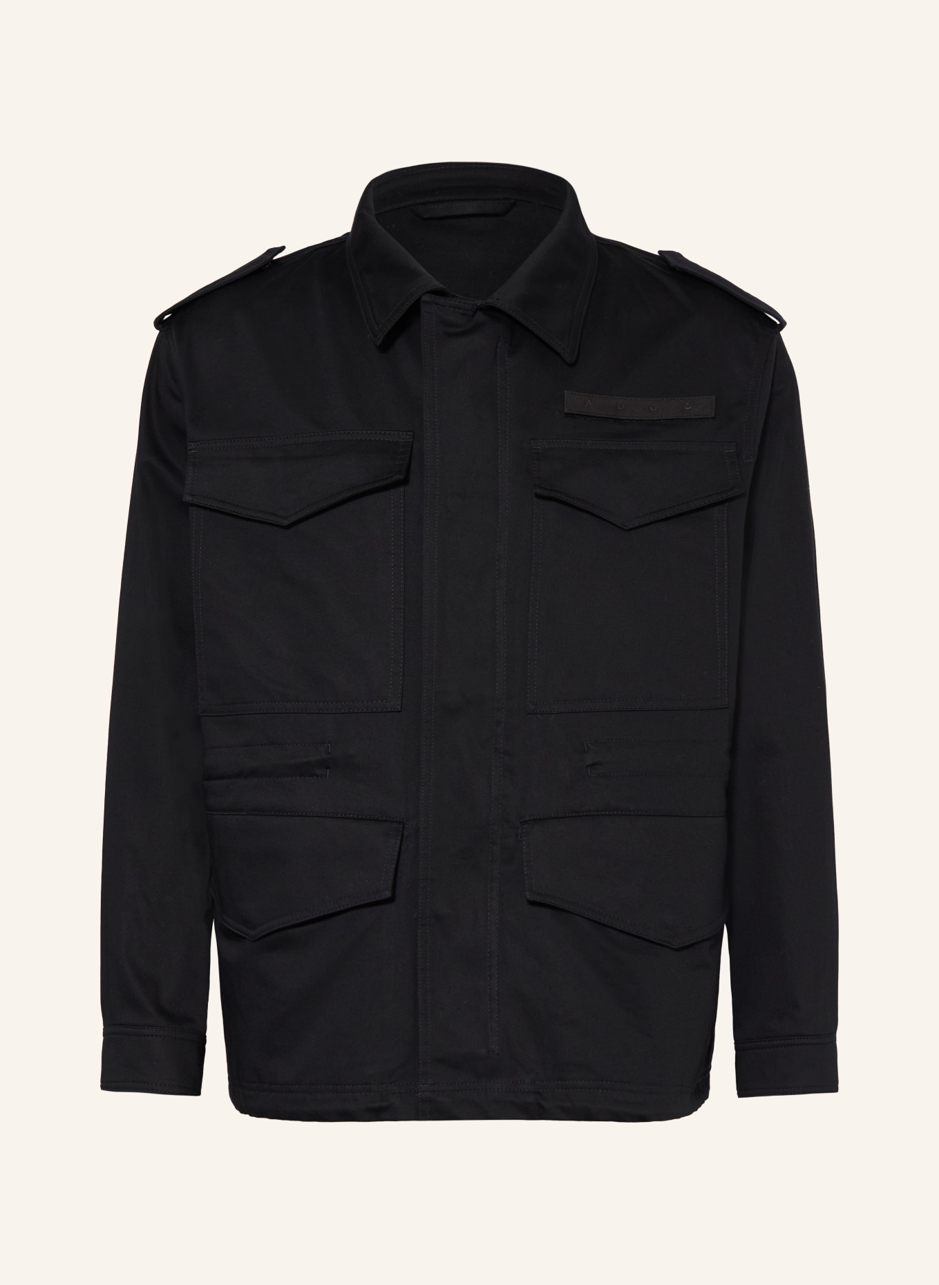 HUGO Overjacket BERKOS: SCHWARZ