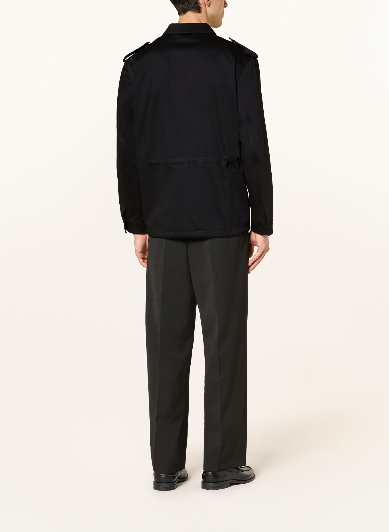HUGO Overjacket BERKOS: SCHWARZ