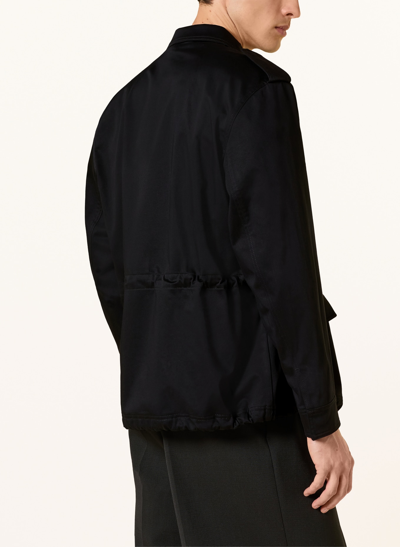 HUGO Overjacket BERKOS: SCHWARZ