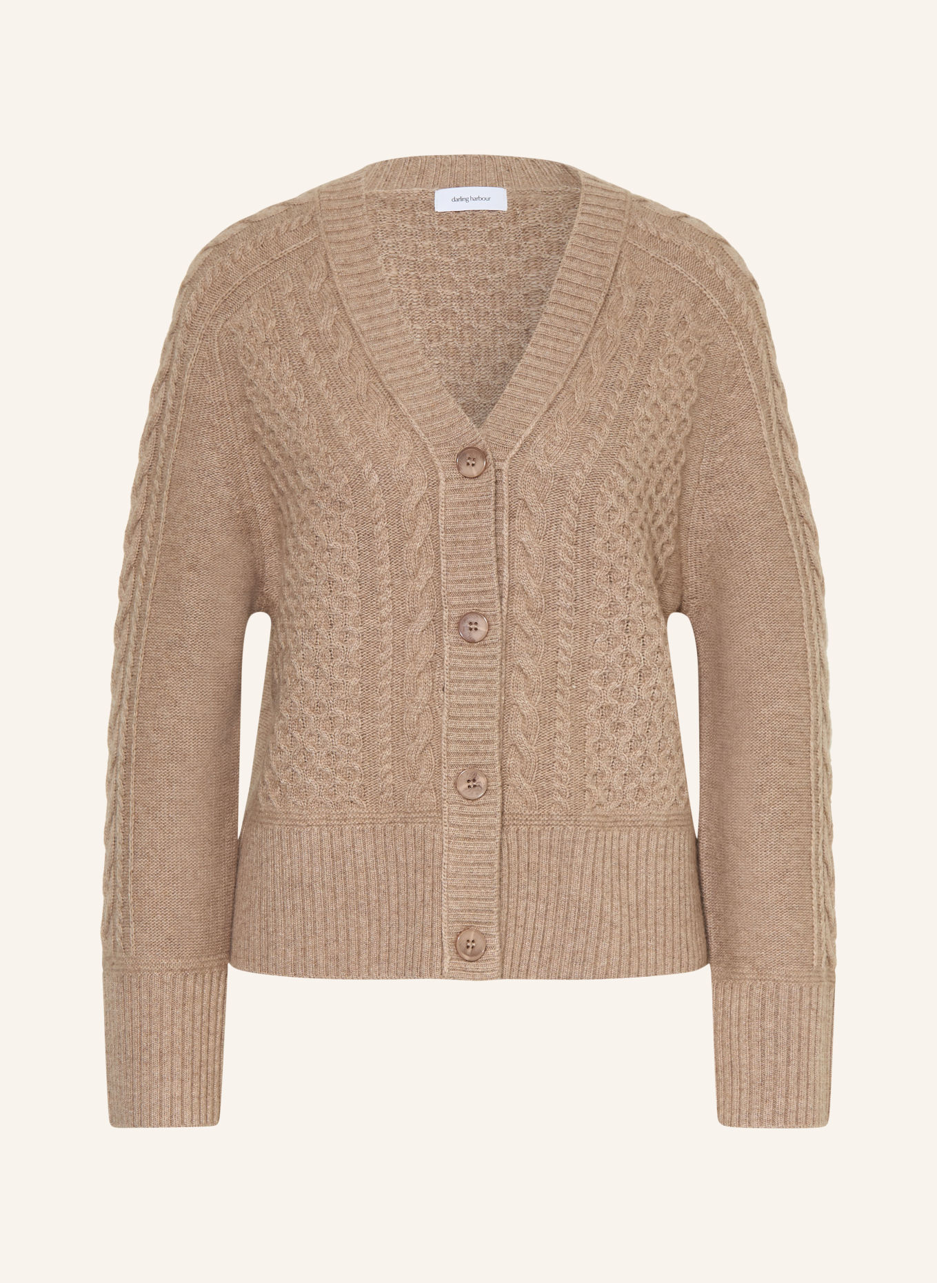 darling harbour Vest: TAUPE MELANGE