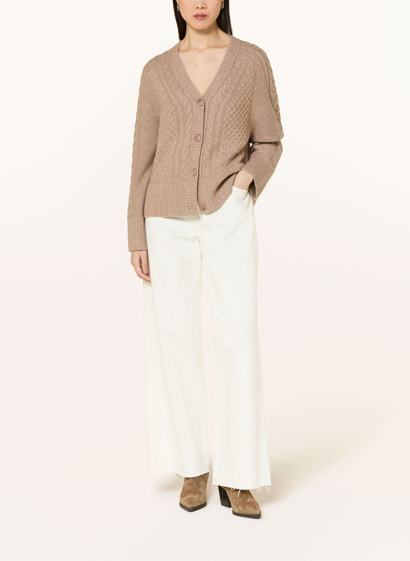 darling harbour Vest: TAUPE MELANGE