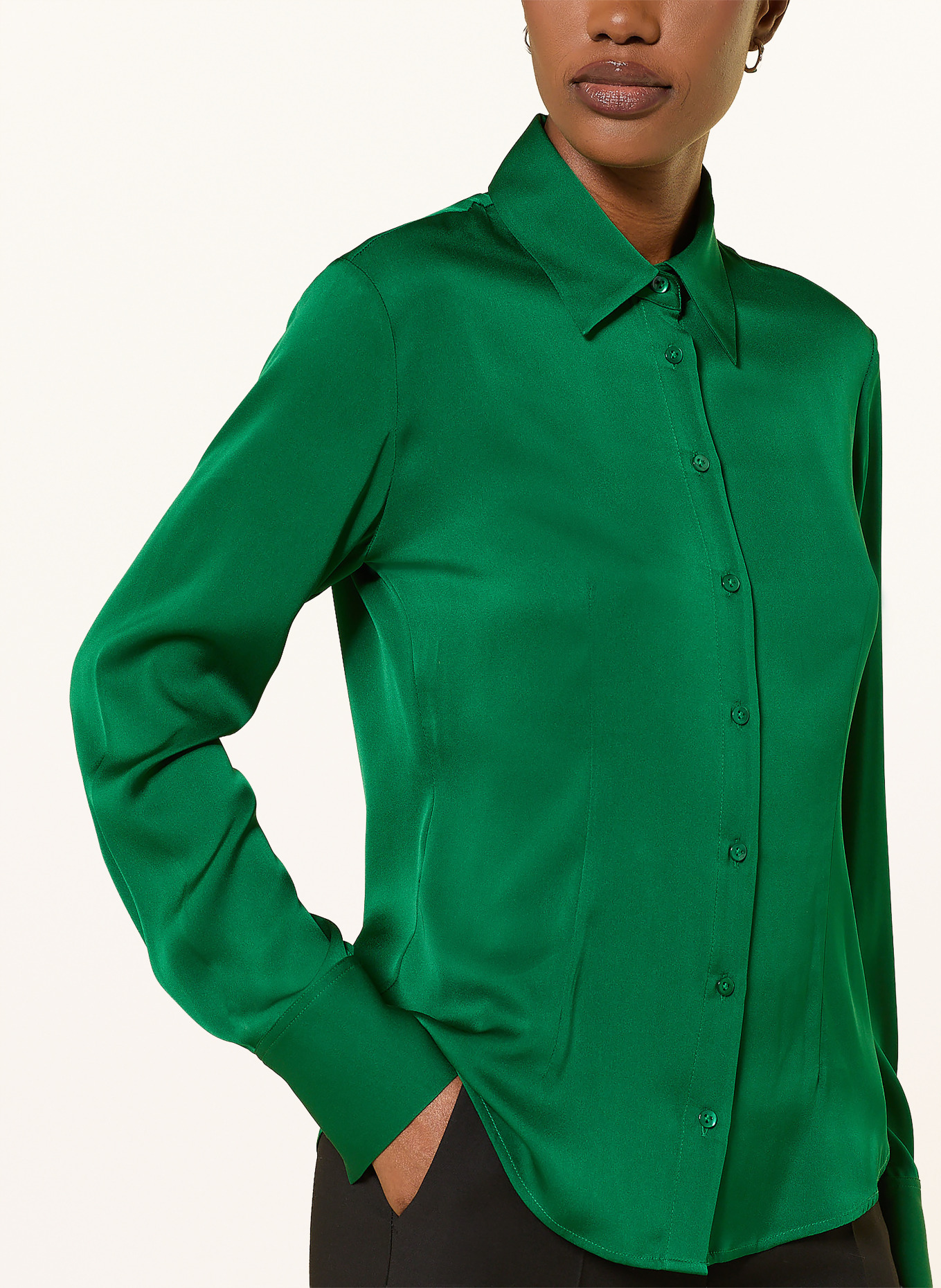 van Laack Chemisier VL-ULIZ-XX avec soie: VERT