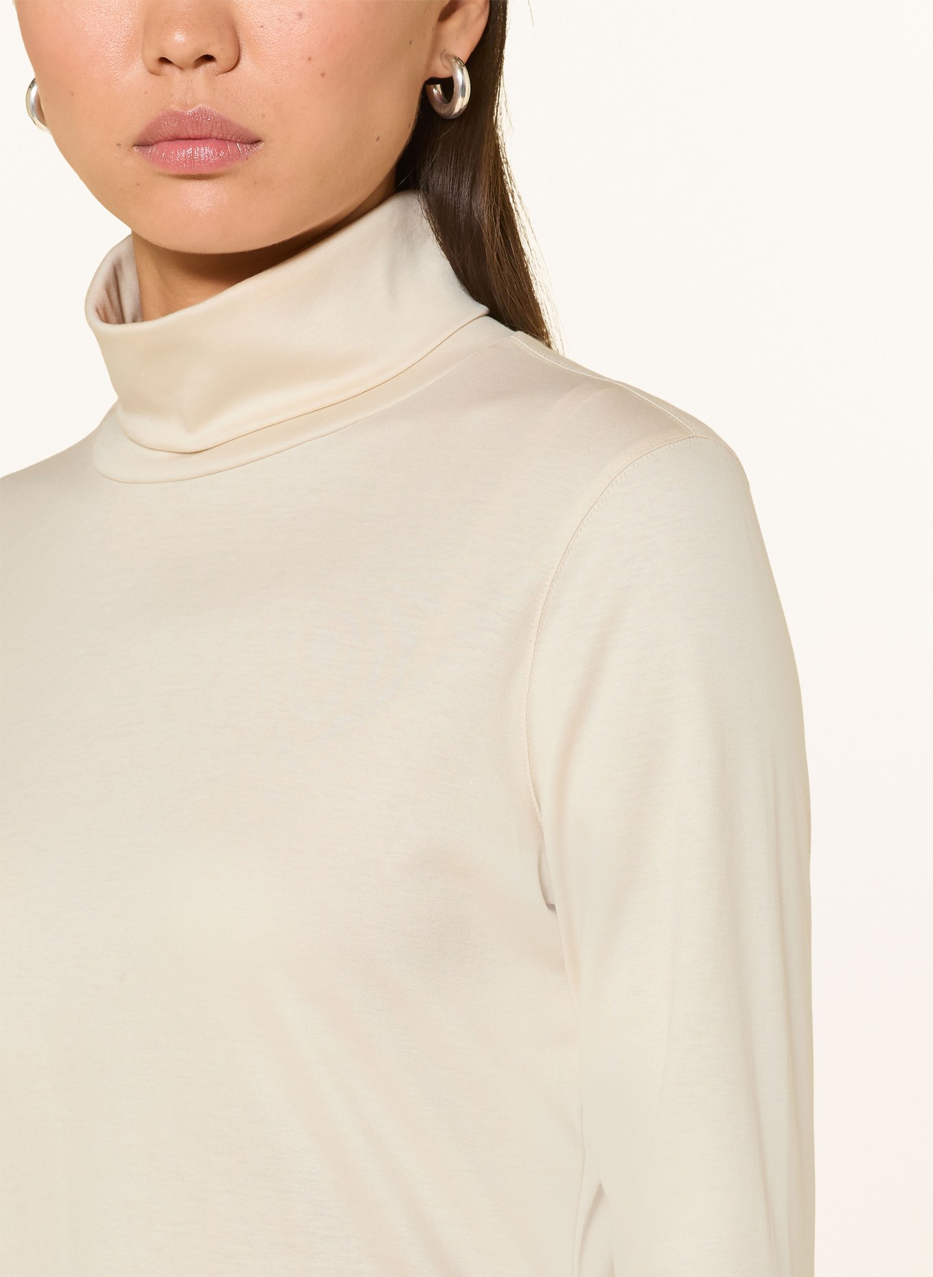 van Laack Turtleneck top VL-MELISSA-XX: CREAM