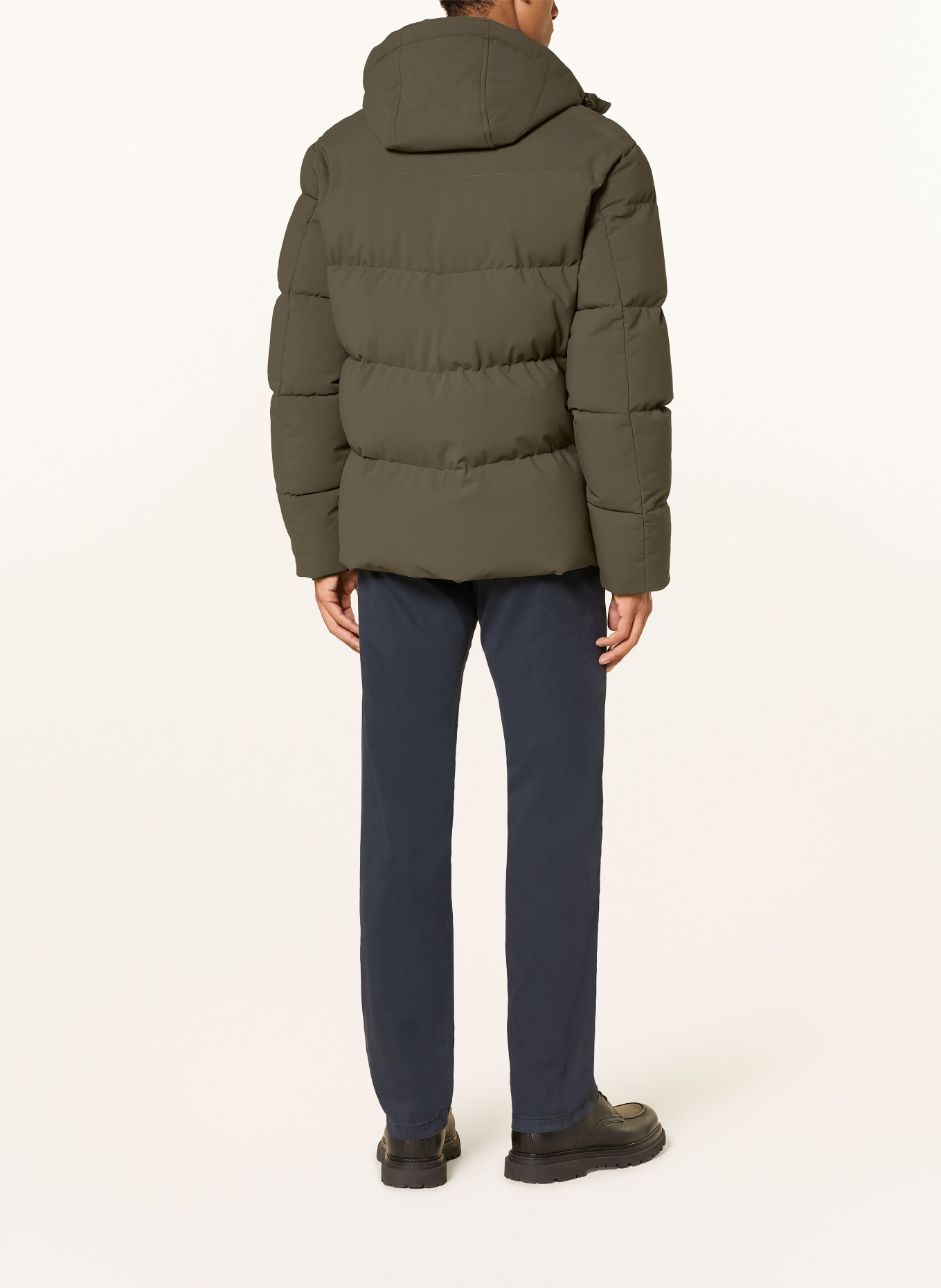 STROKESMAN'S Quilted jacket: KHAKI
