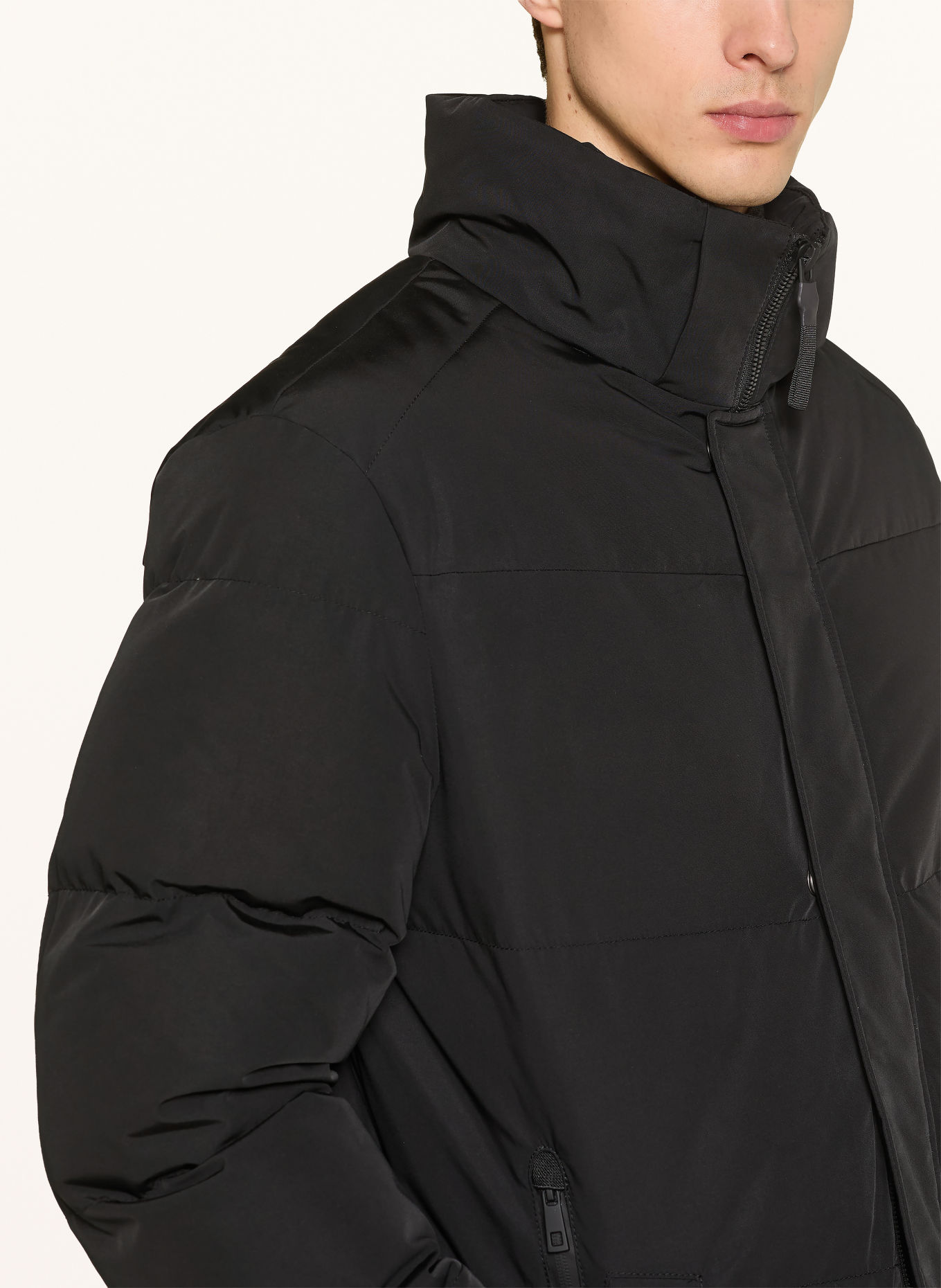 PAUL Parka mit abnehmbarer Kapuze: SCHWARZ