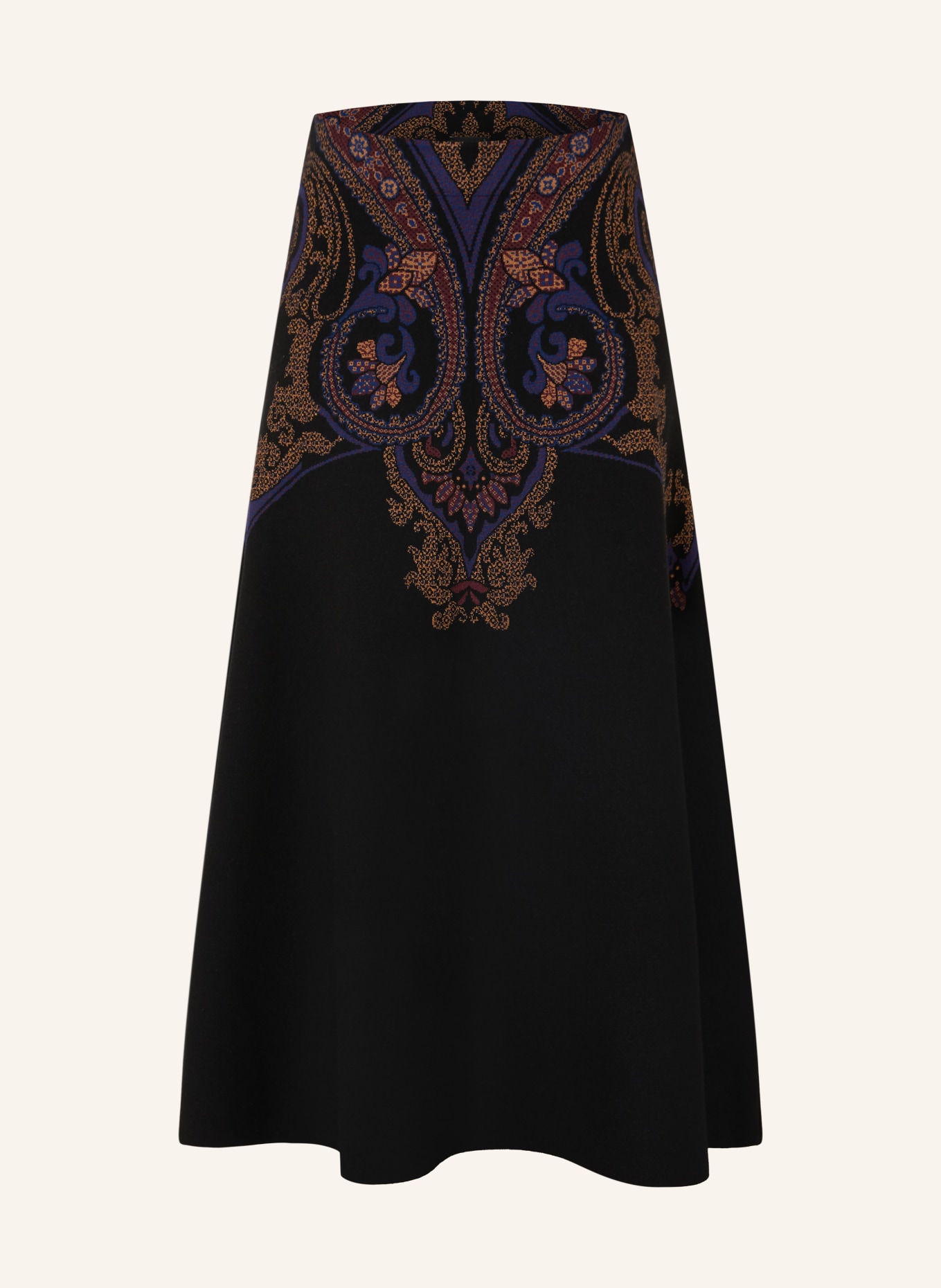 ETRO Gebreide rok: ZWART / BEIGE / DONKERBLAUW