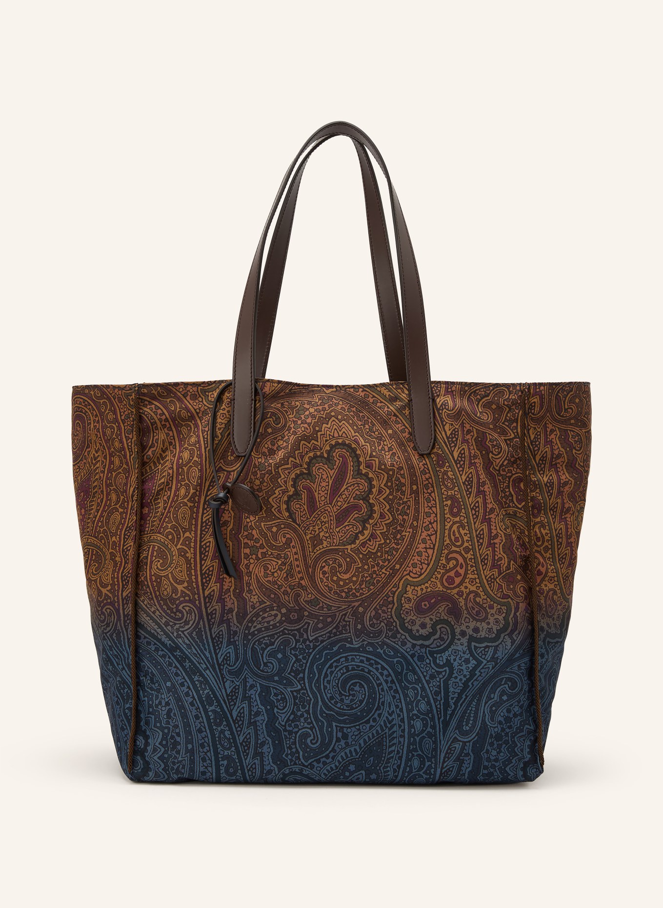 ETRO Shopper: DUNKELBRAUN / DUNKELROT / BLAU