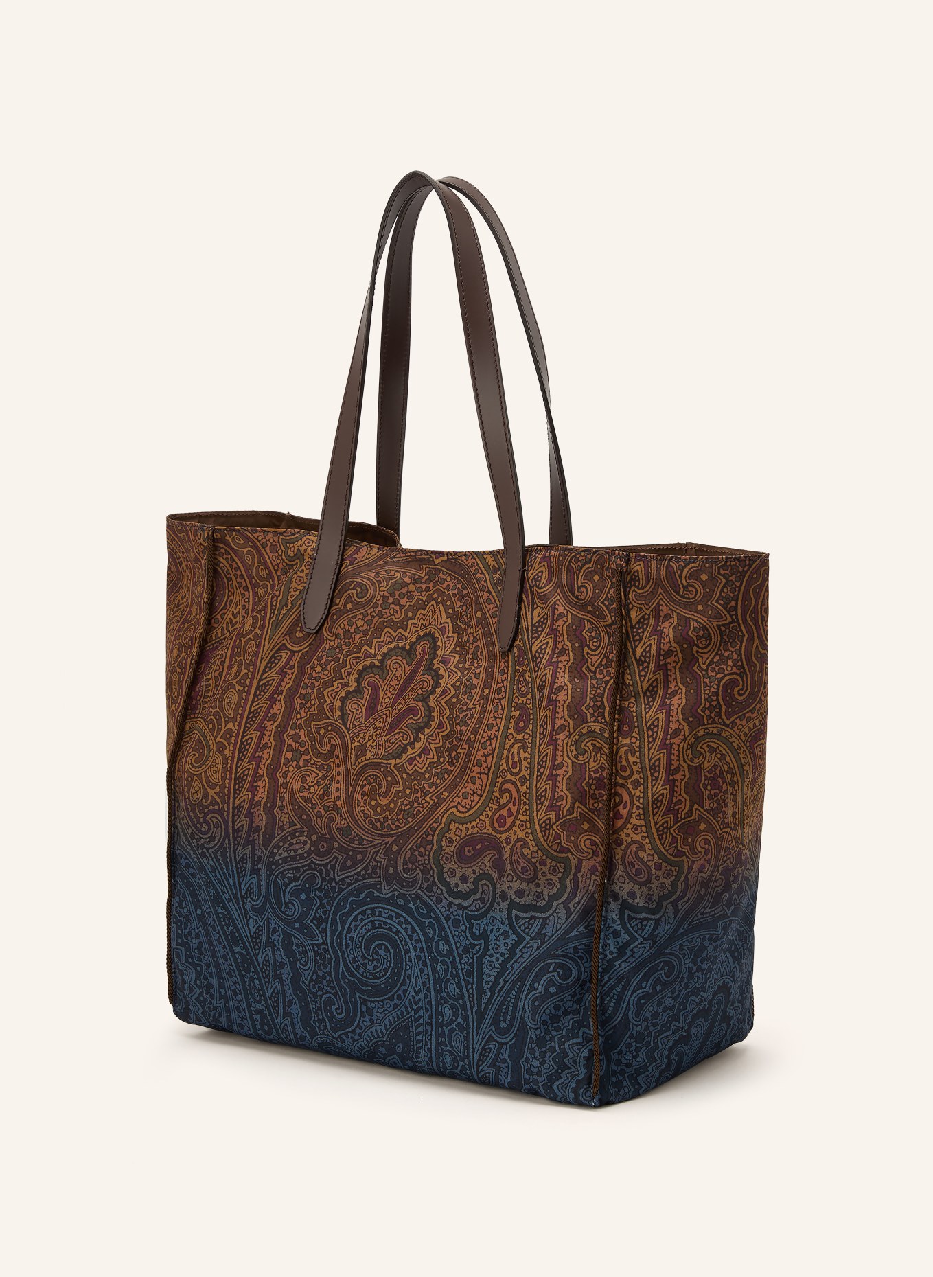 ETRO Shopper: DUNKELBRAUN / DUNKELROT / BLAU