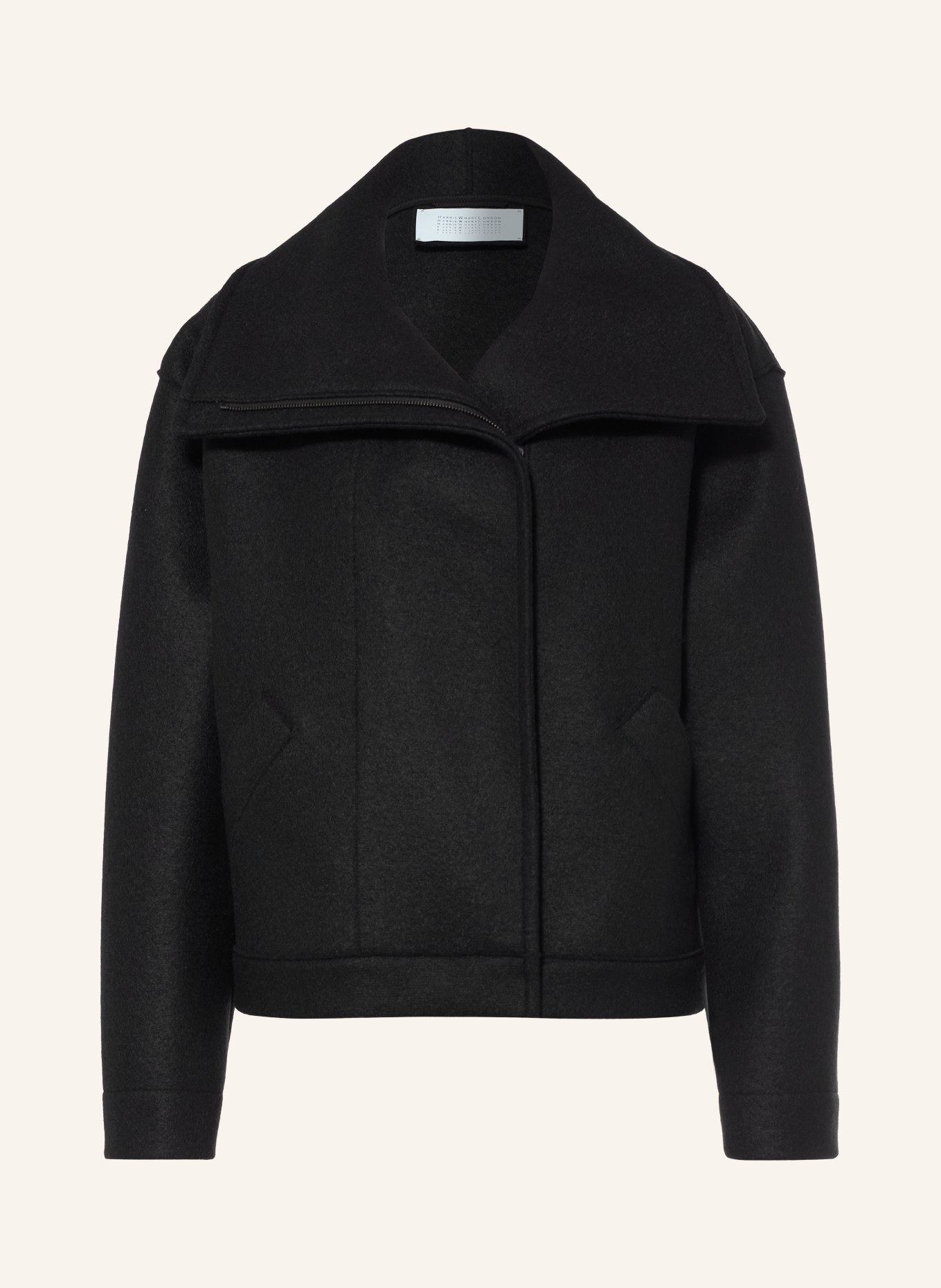 HARRIS WHARF LONDON Kastenjacke: SCHWARZ