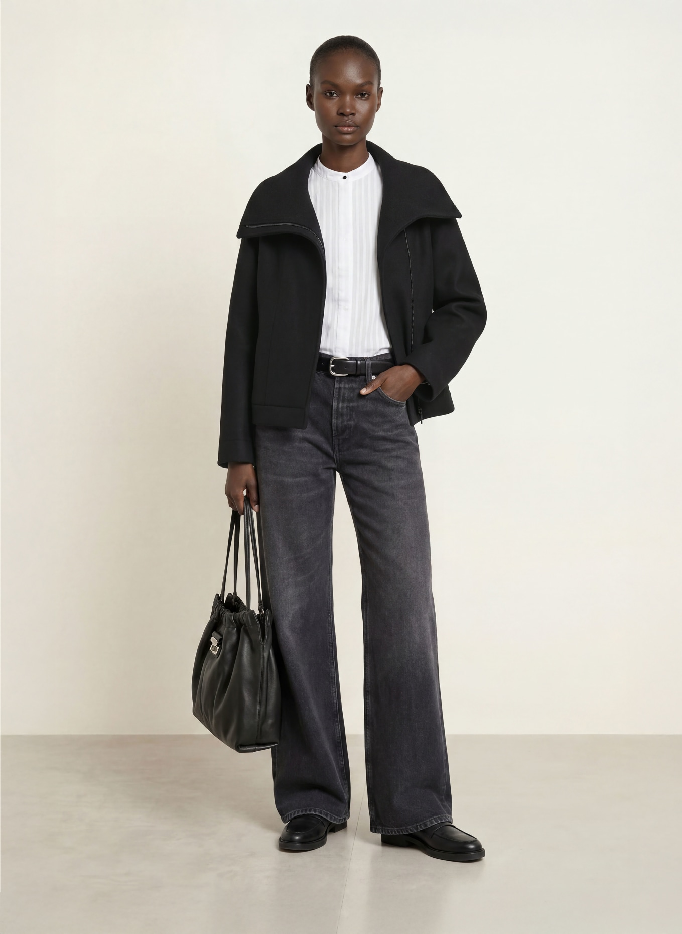 HARRIS WHARF LONDON Kastenjacke: SCHWARZ