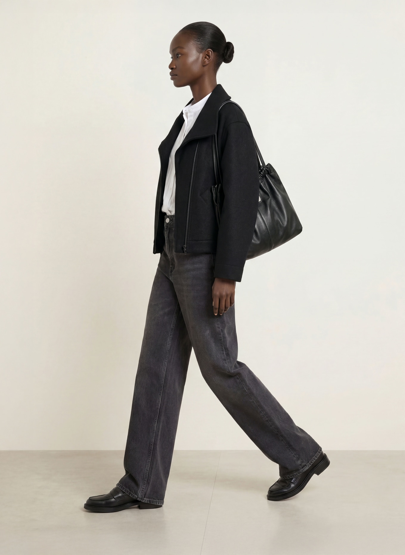 HARRIS WHARF LONDON Kastenjacke: SCHWARZ