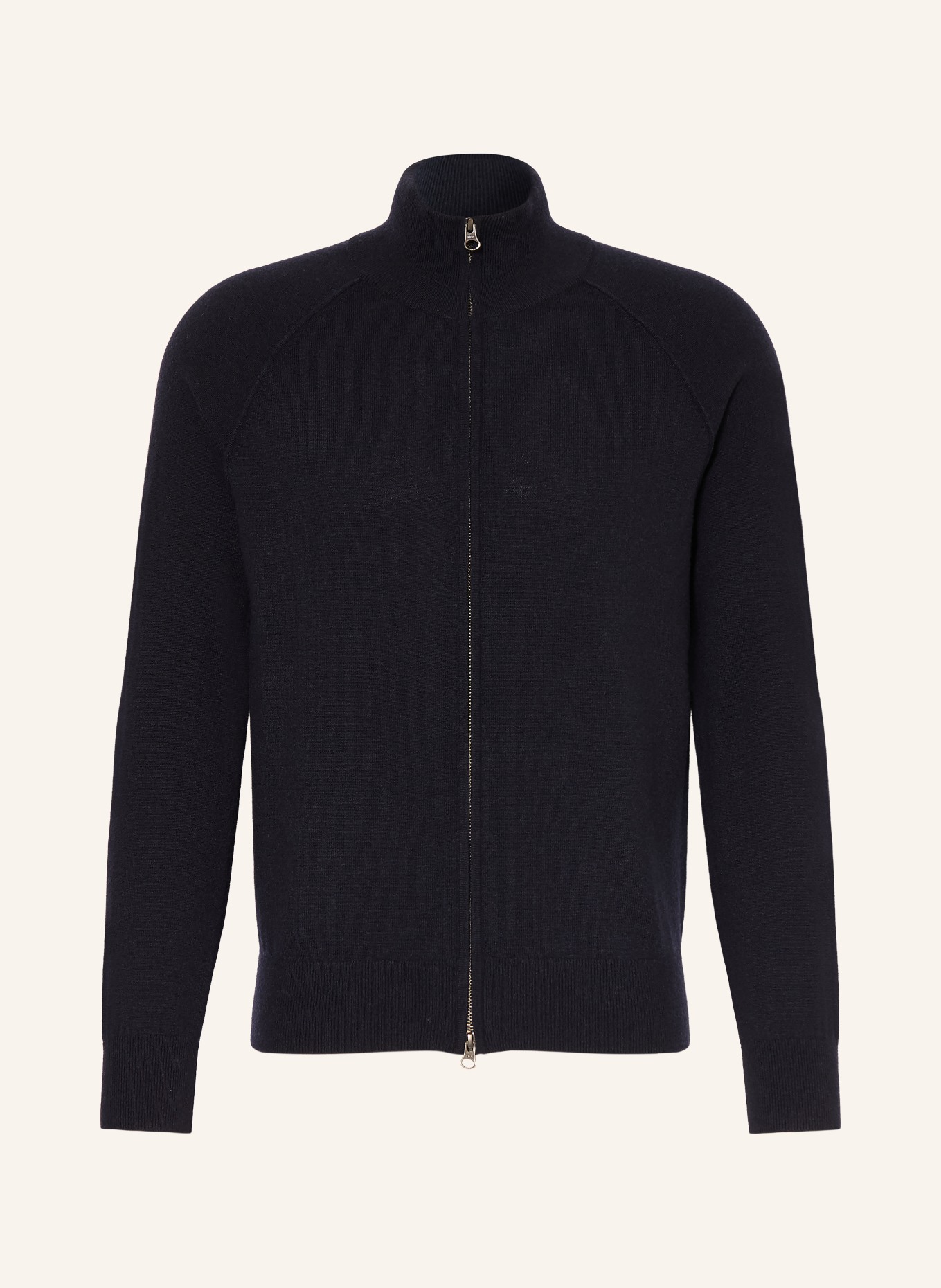 LISA YANG BRAN-vest van kasjmier: DONKERBLAUW