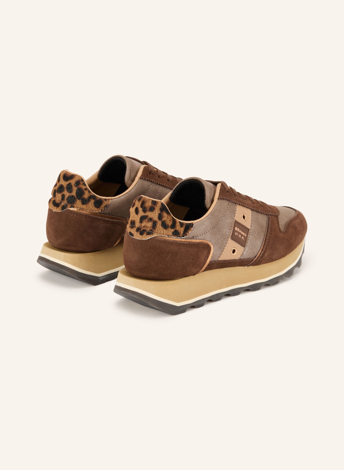 Blauer Sneakers MILLEN03: MARRON / TAUPE
