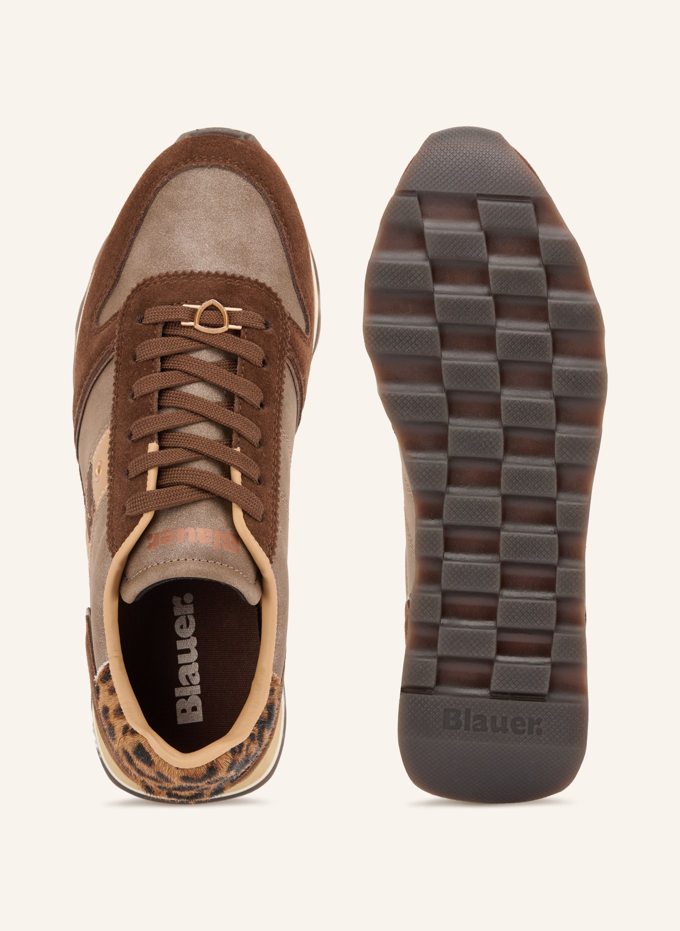 Blauer Sneakers MILLEN03: MARRON / TAUPE