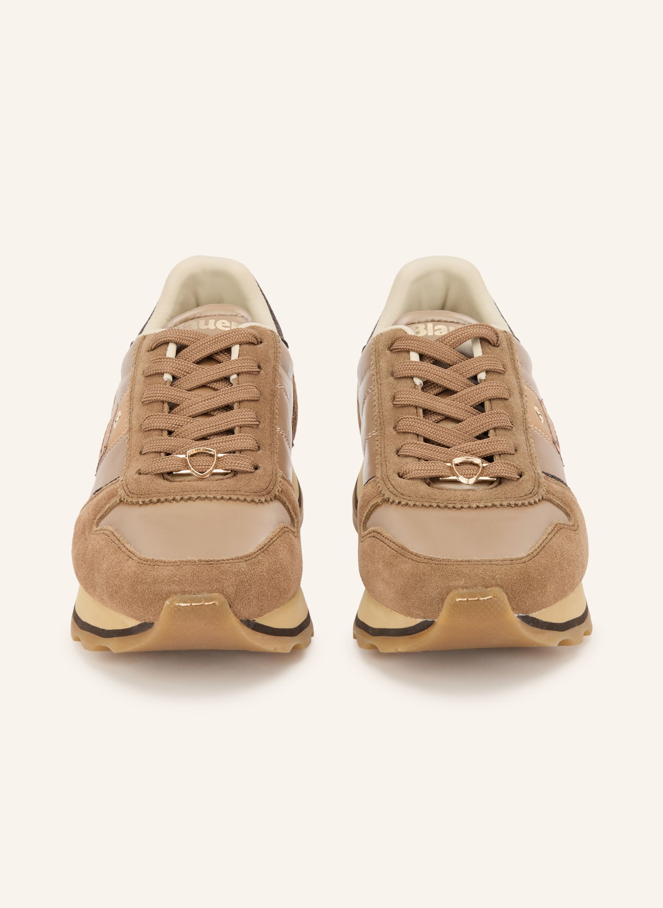 Blauer MILLEN03 Sneakers: LIGHT BROWN / BROWN / BEIGE