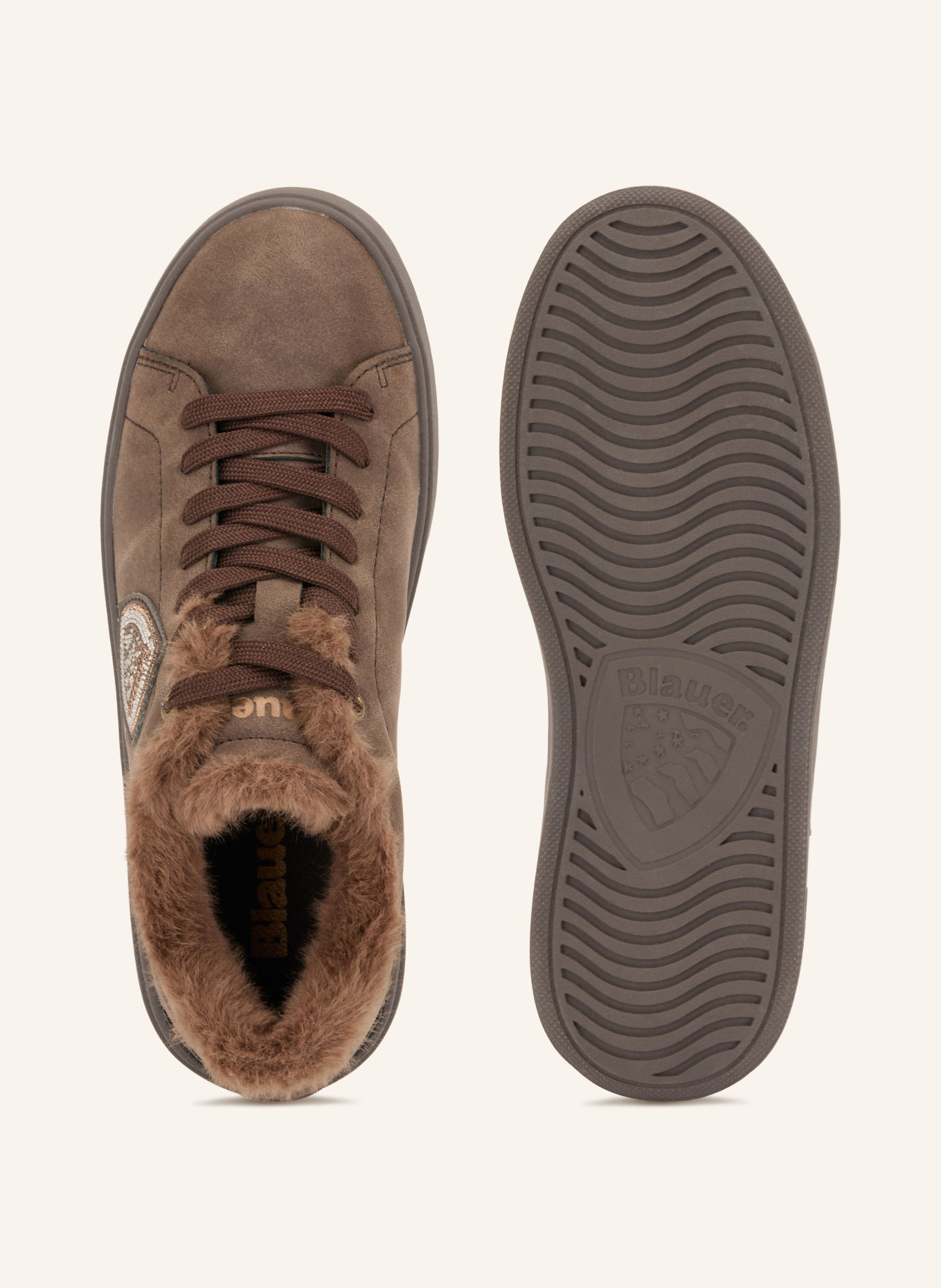 Blauer VICTORY01 Sneakers: DARK BROWN