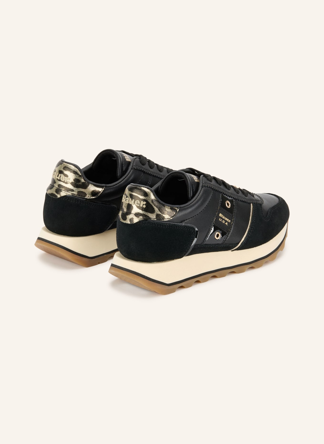 Blauer Sneakers MILEN03: NOIR / OR