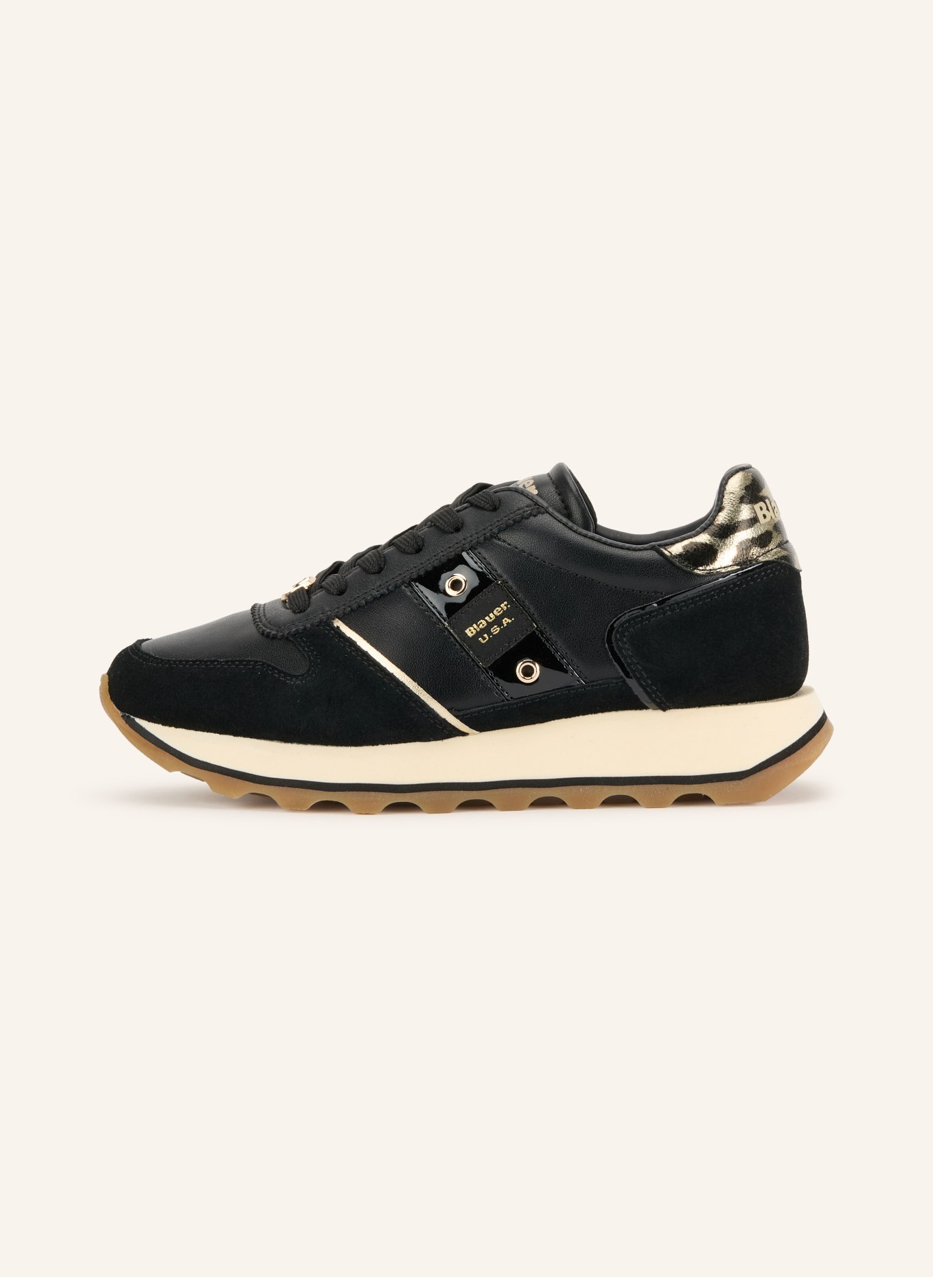 Blauer Sneakers MILEN03: NOIR / OR