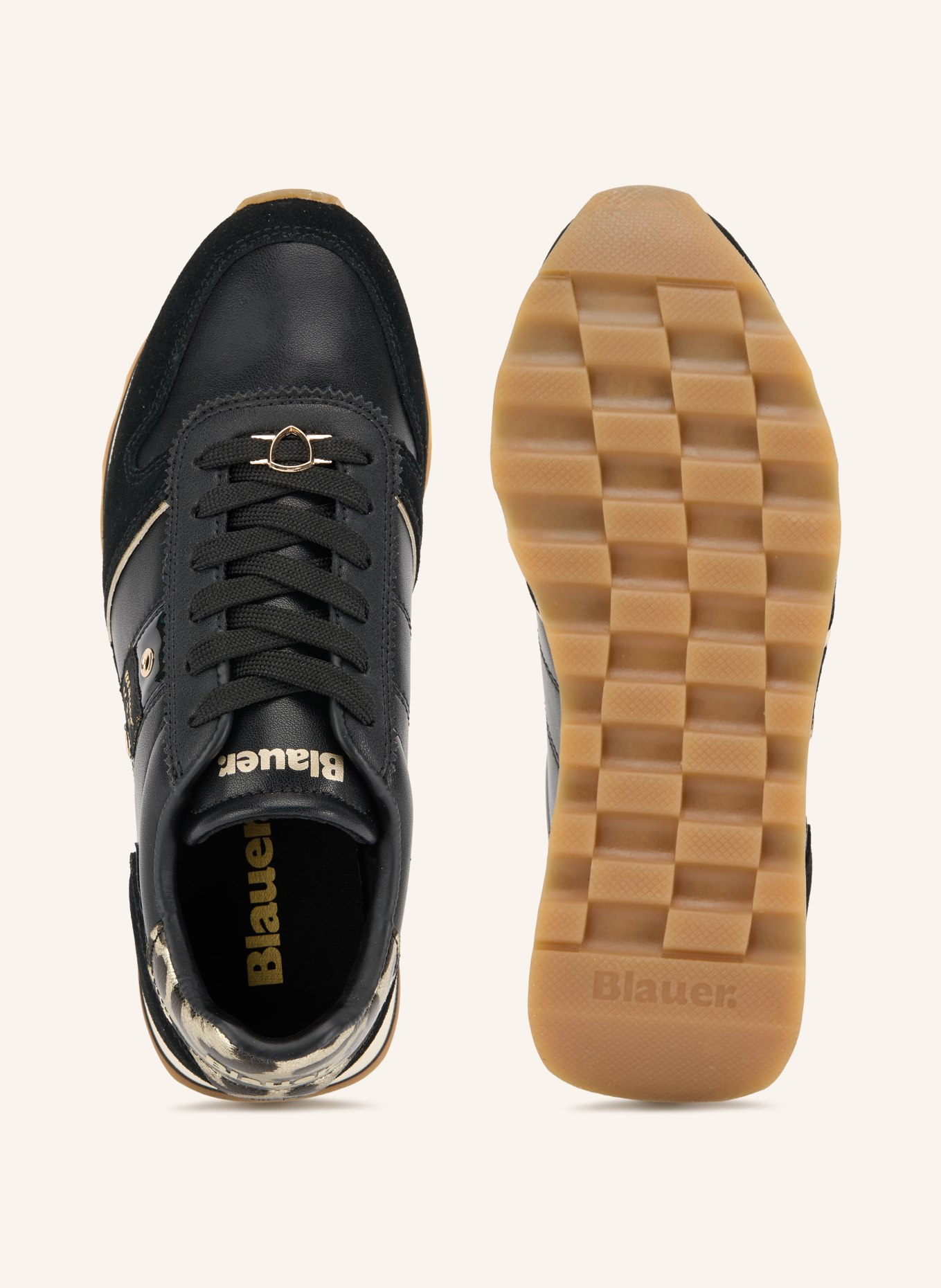Blauer Sneakers MILEN03: NOIR / OR