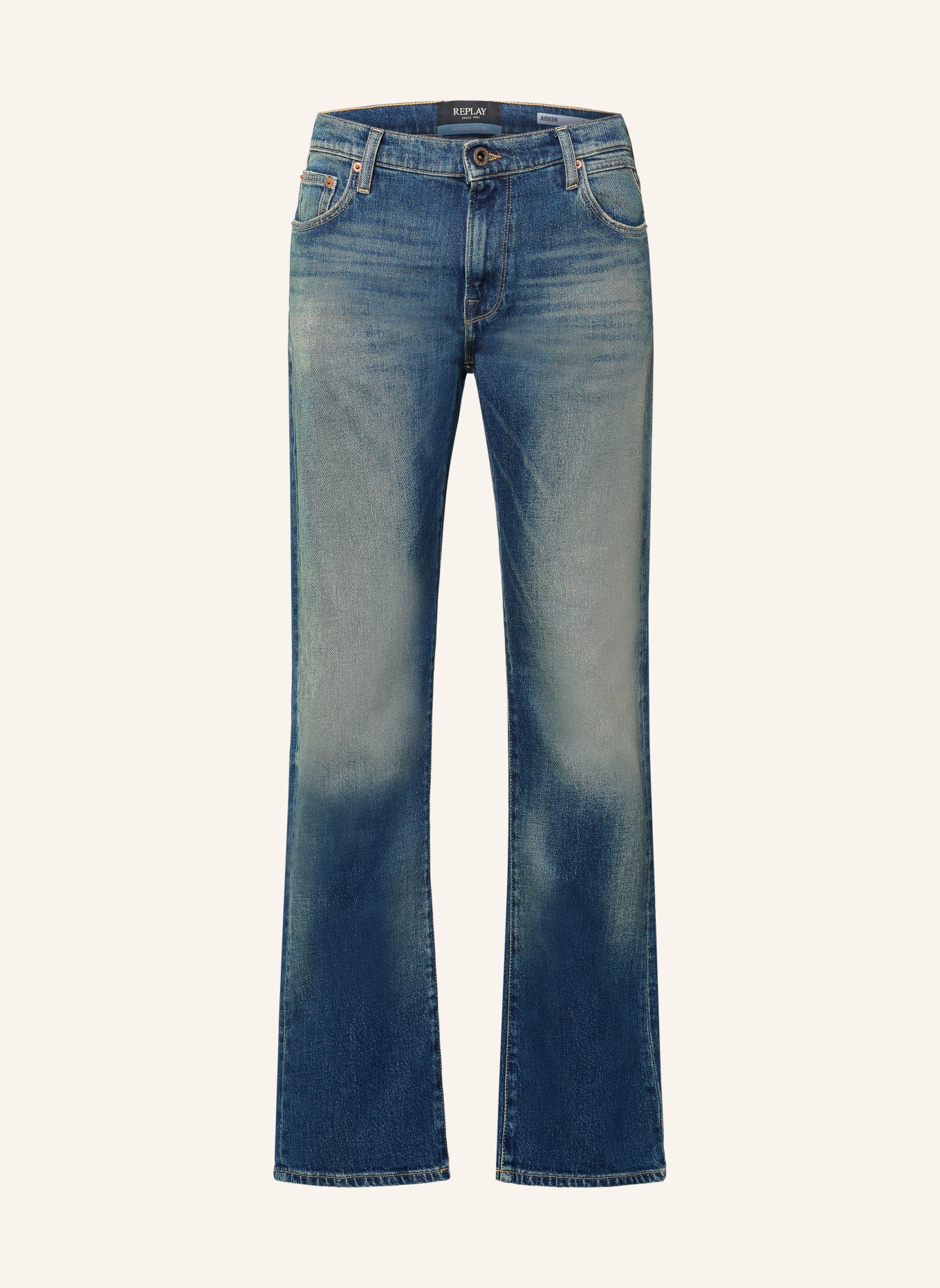 REPLAY AIDEEN Straight Fit Jeans: C007 DARK BLUE