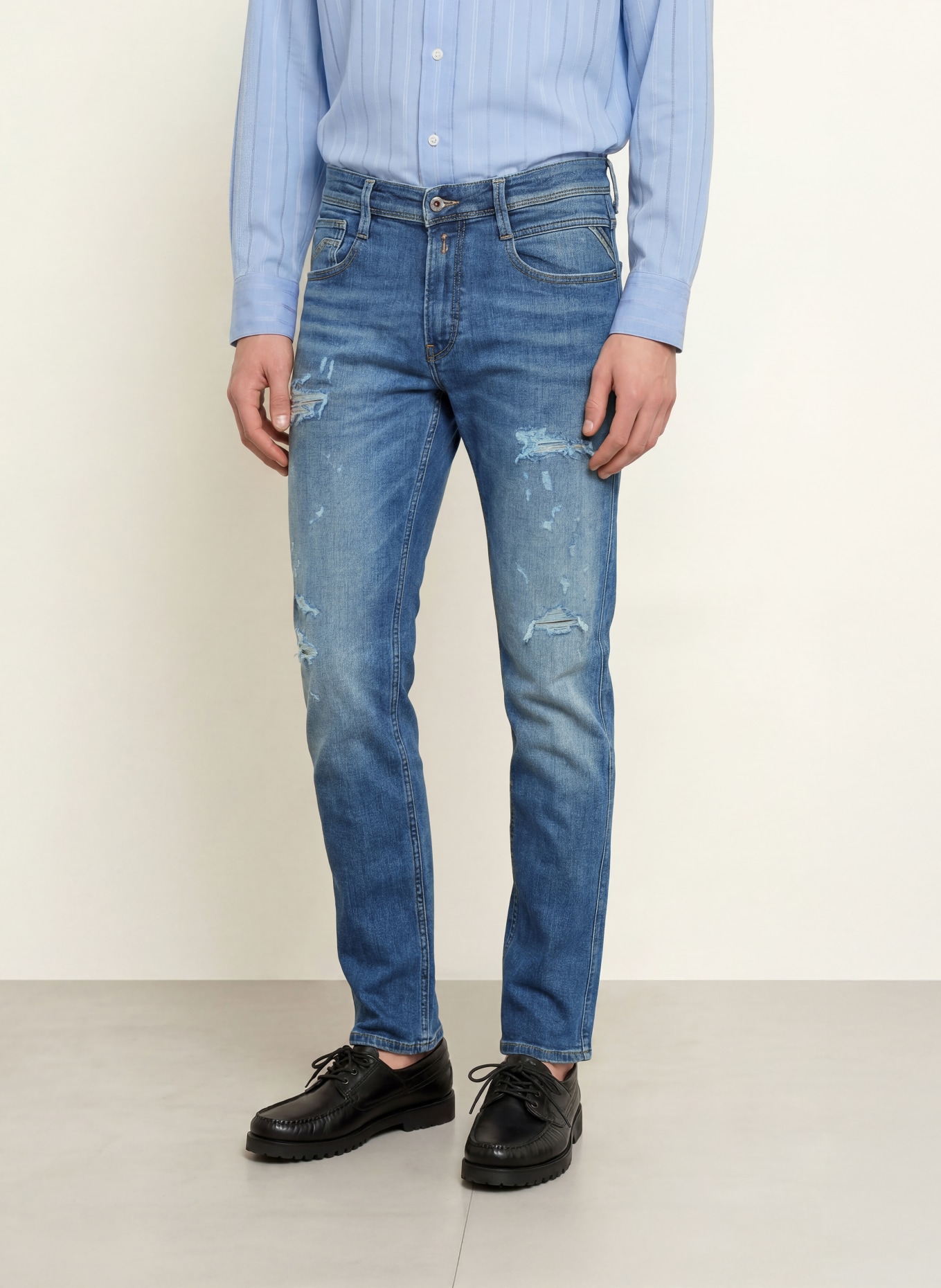 REPLAY Jeans Slim Fit: C009 MEDIUM BLUE