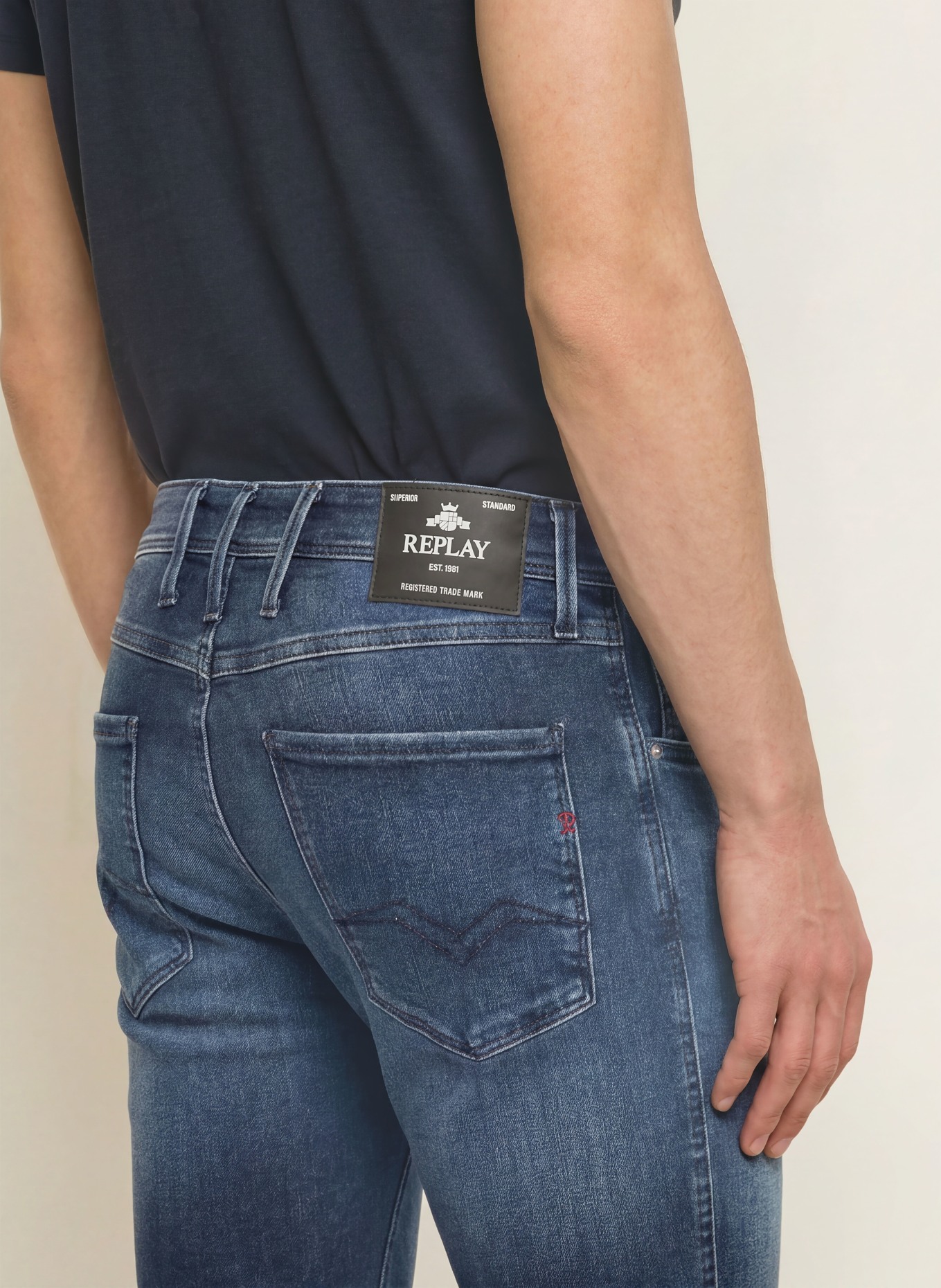 REPLAY Slim fit jeans: C009 MEDIUM BLUE