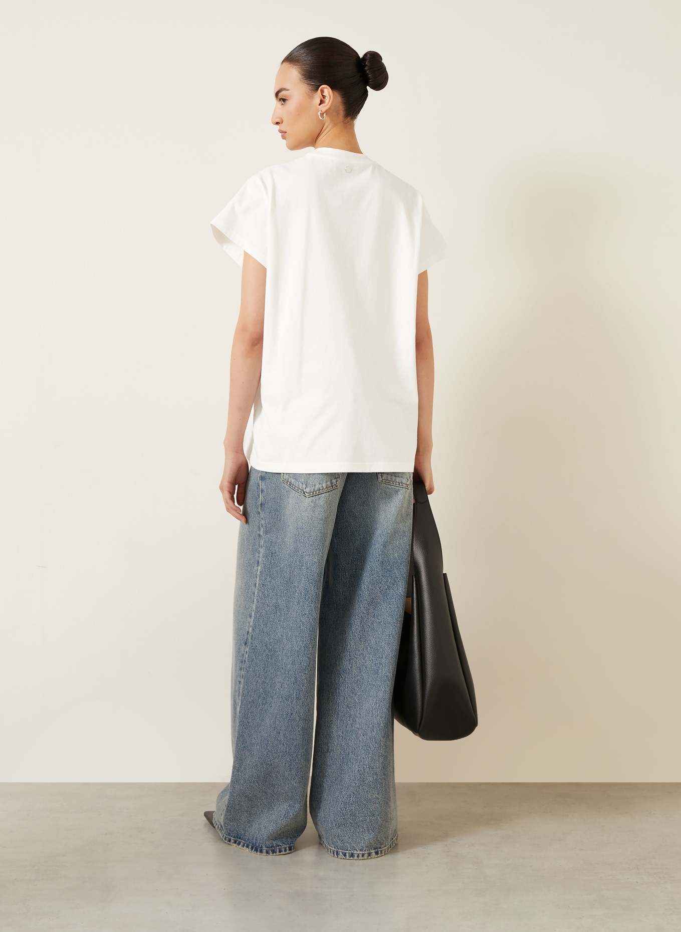 STELLA McCARTNEY T-Shirt mit Spitze: WEISS