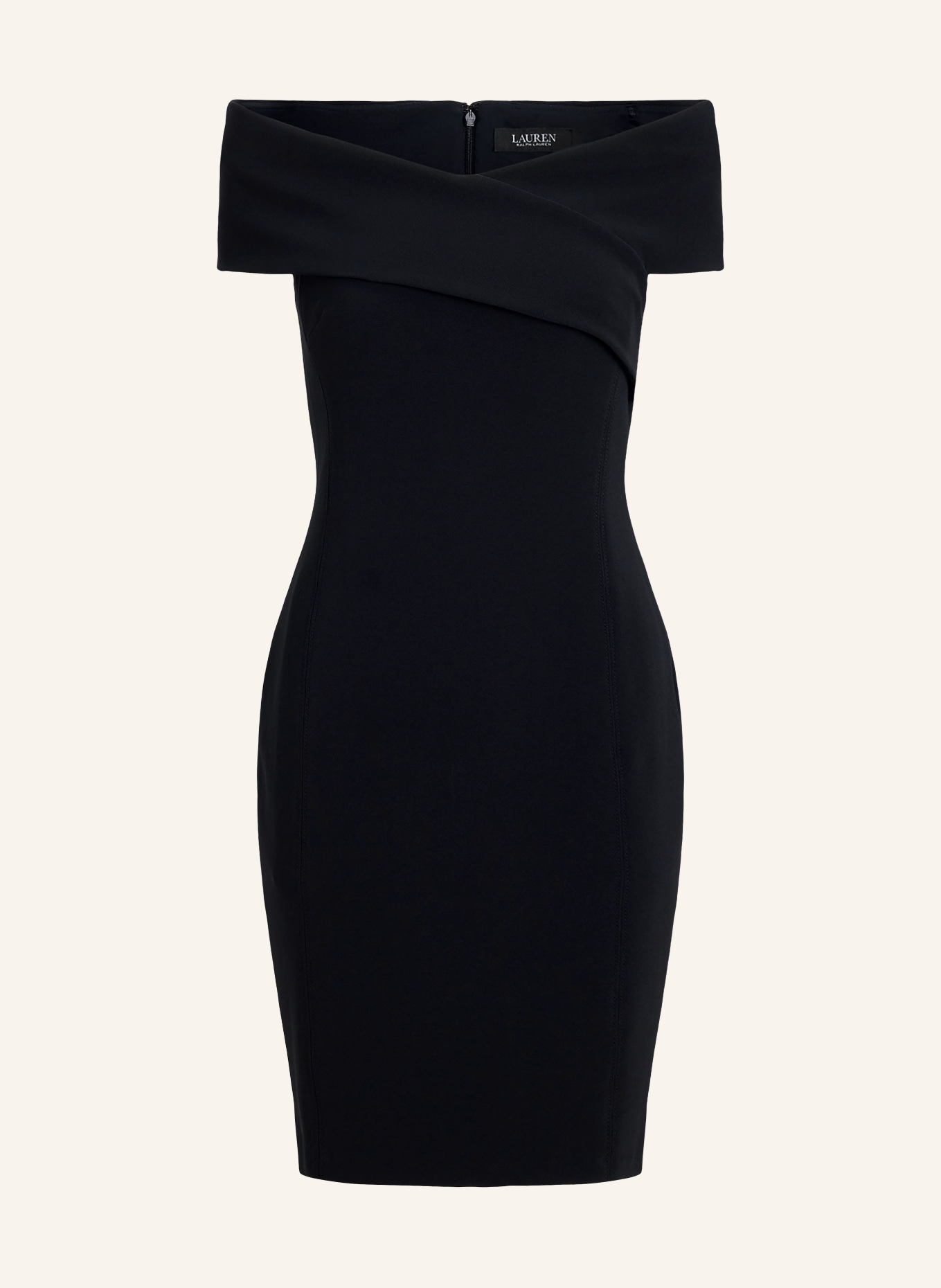 LAUREN RALPH LAUREN Cocktailkleid: SCHWARZ